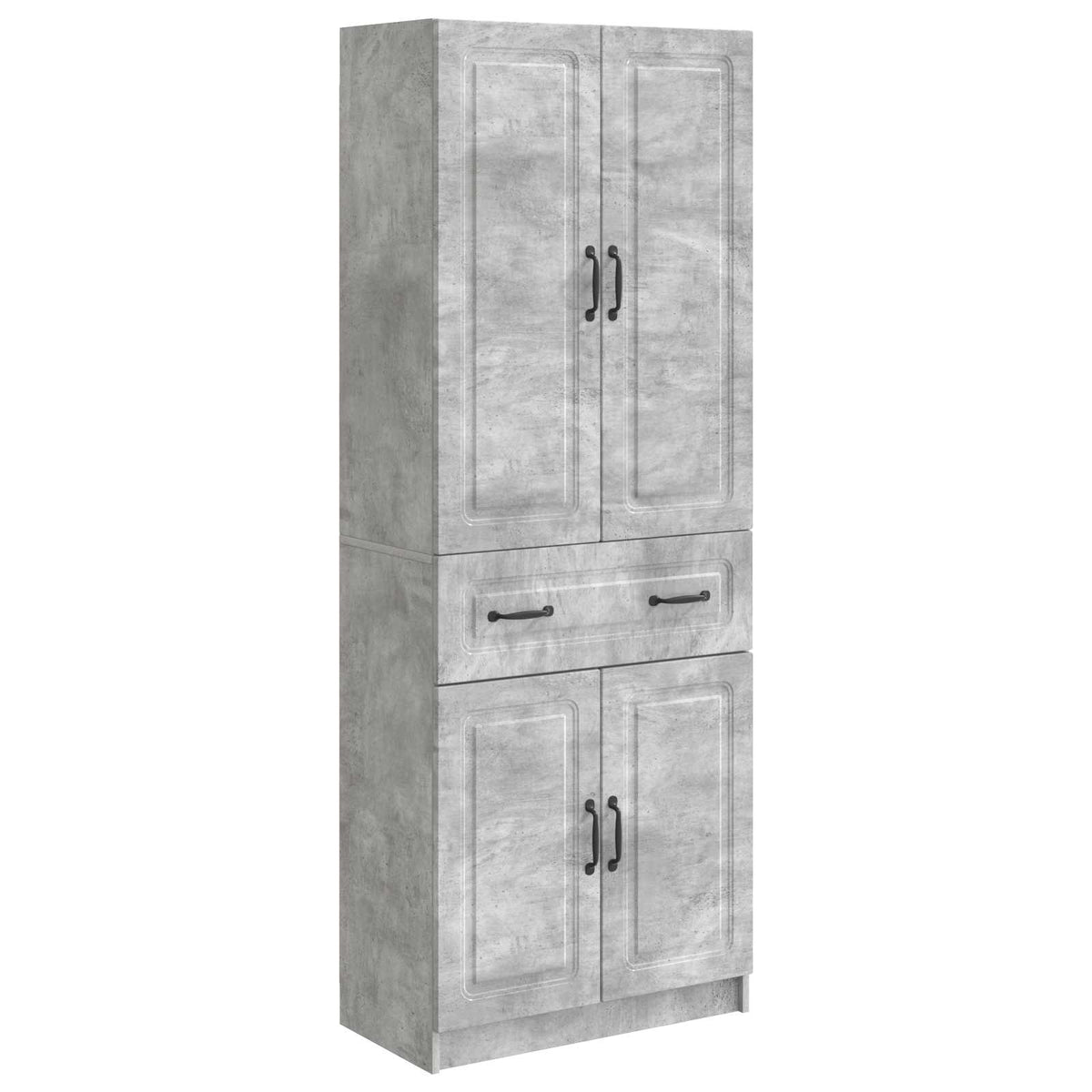 Ensemble de Meubles 2 pc Gris béton Bois d'ingénierie - XIOS