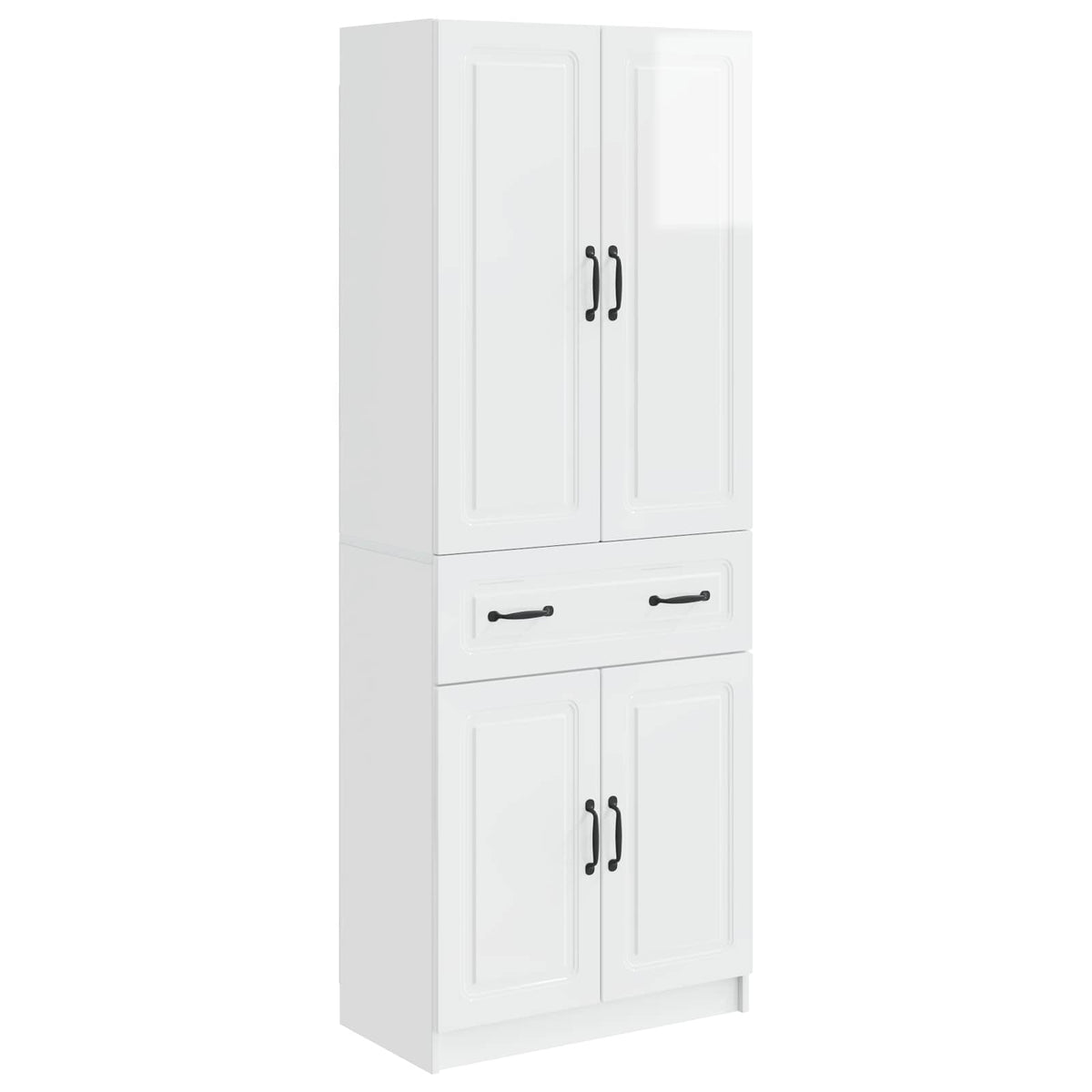 Ensemble de Meubles 2 pc Blanc brillant Bois d'ingénierie - XIOS