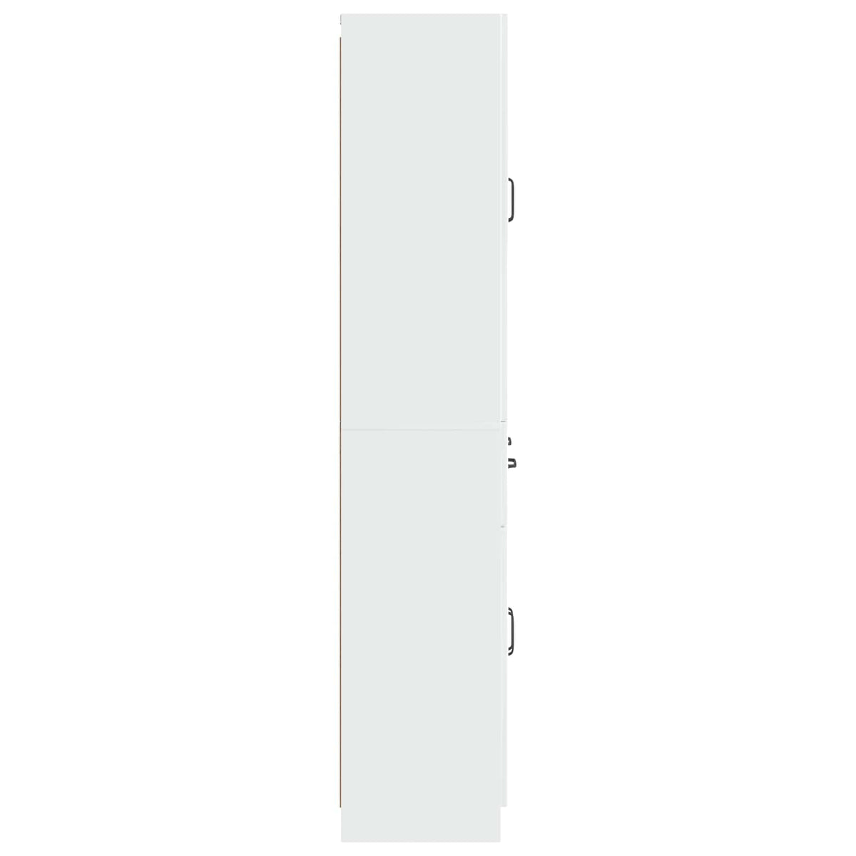 Ensemble de Meubles 2 pc Blanc brillant Bois d'ingénierie - XIOS