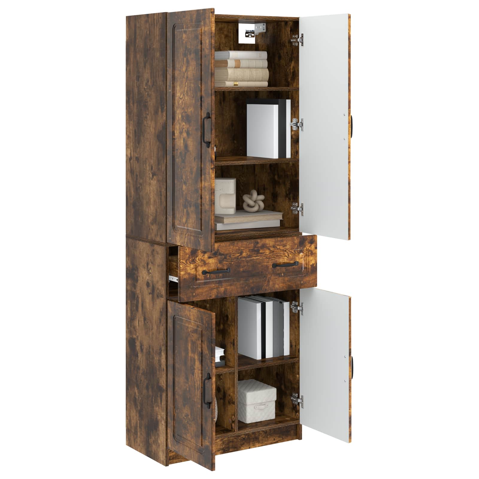 Ensemble de Meubles 2 pc Chêne fumé Bois d'ingénierie - XIOS