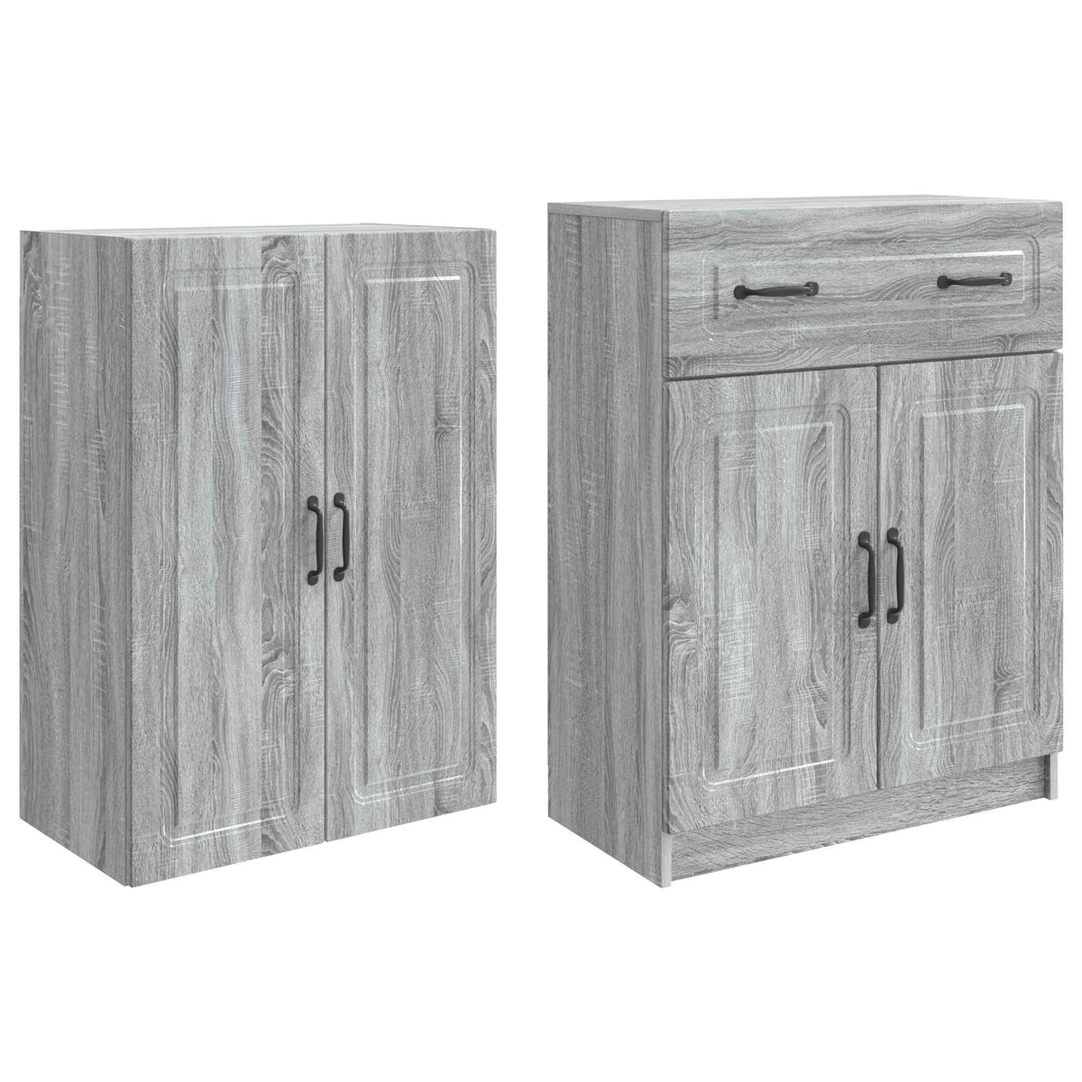 Ensemble de Meubles 2 pc Sonoma gris Bois d'ingénierie - XIOS