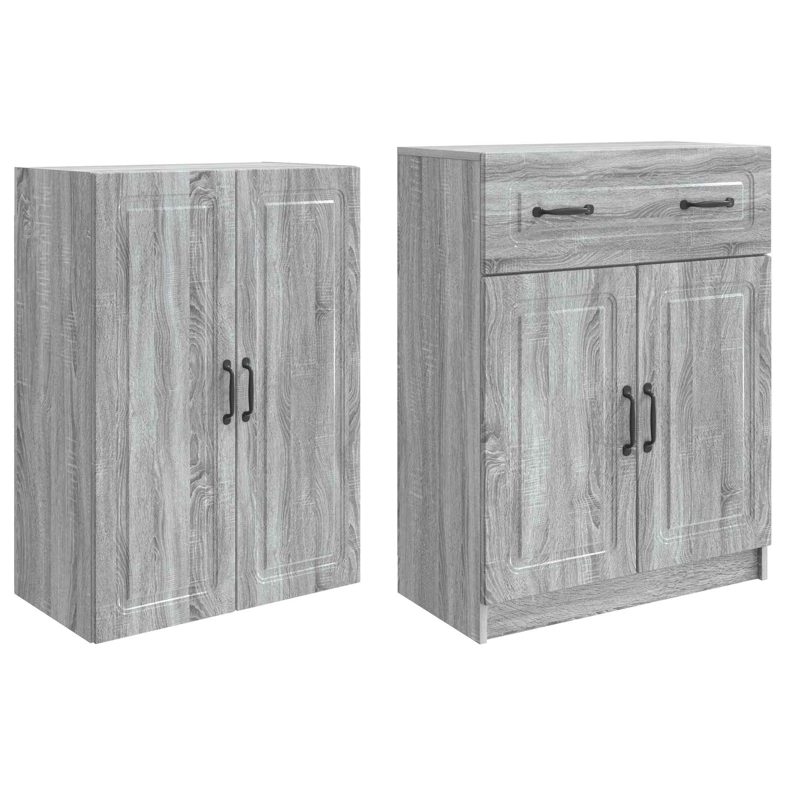 Ensemble de Meubles 2 pcs Sonoma gris Bois d'ingénierie - XIOS
