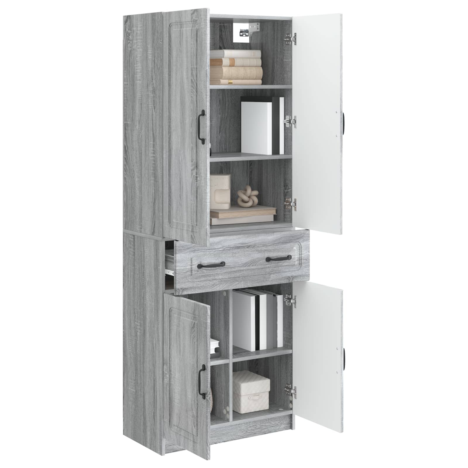 Ensemble de Meubles 2 pc Sonoma gris Bois d'ingénierie - XIOS