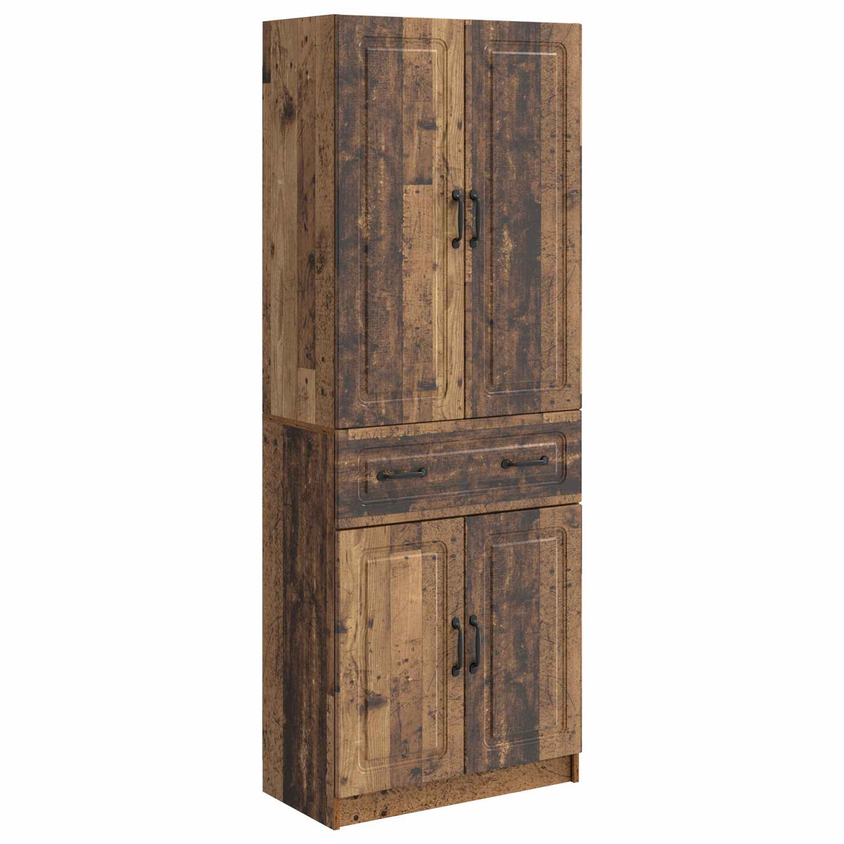 Ensemble de Meubles 2 pc Bois ancien Bois d'ingénierie