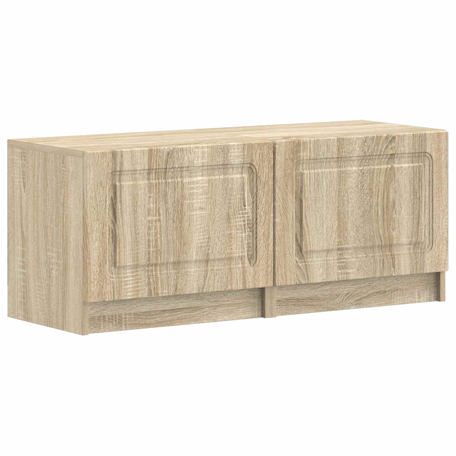 Meuble TV LED 5 pièces Chêne Sonoma Bois d'ingénierie