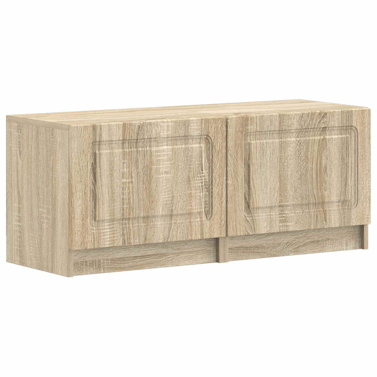 Meuble TV LED UTRECHT 3 pc Chêne Sonoma Bois d'ingénierie