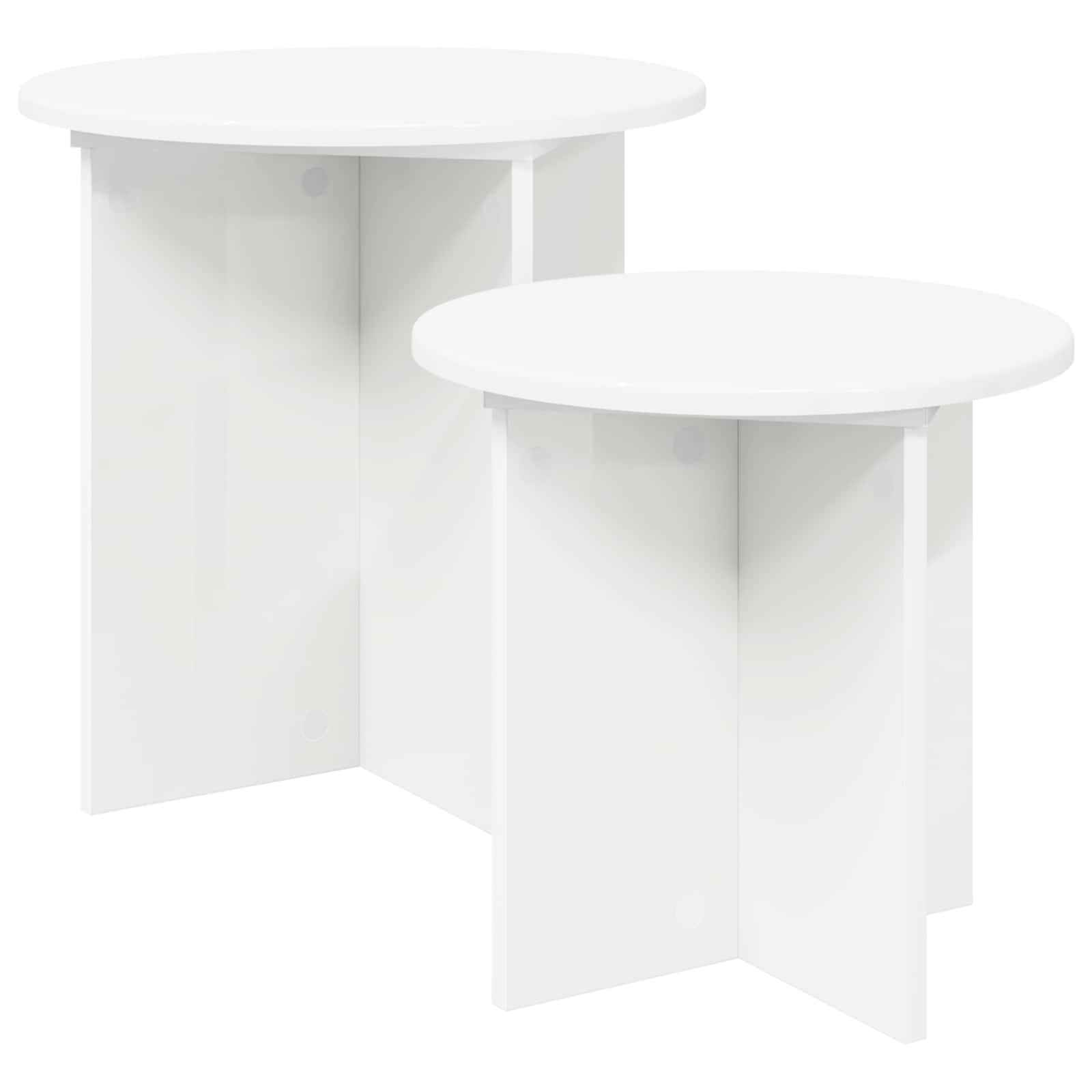 Ensemble de tables d'appoint 2 pcs Bois d’ingénierie - XIOS
