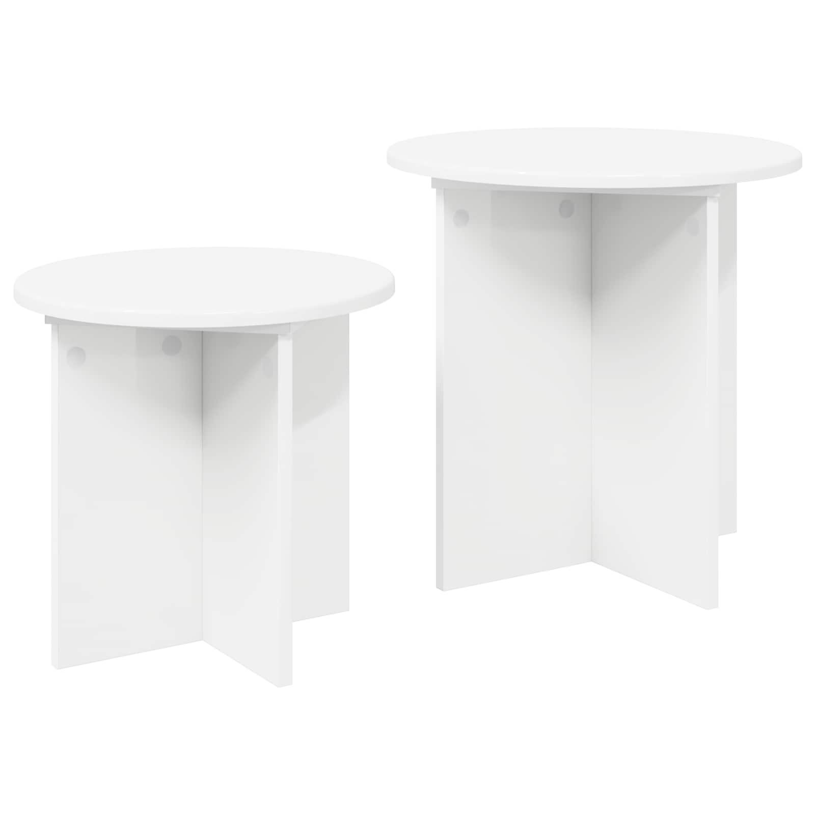 Ensemble de tables d'appoint 2 pcs Bois d’ingénierie - XIOS