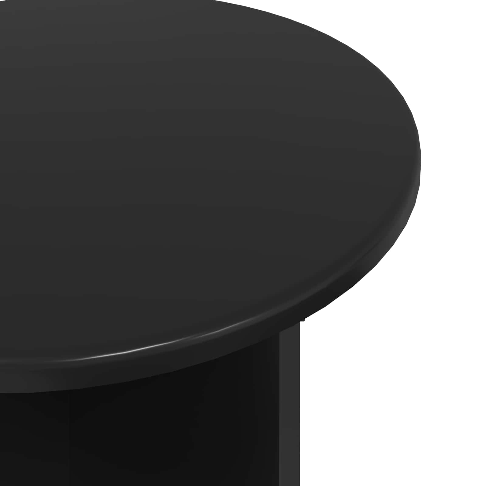 Ensemble de tables d'appoint 2 pc Chêne noir Ø 45 x 45 cm - XIOS