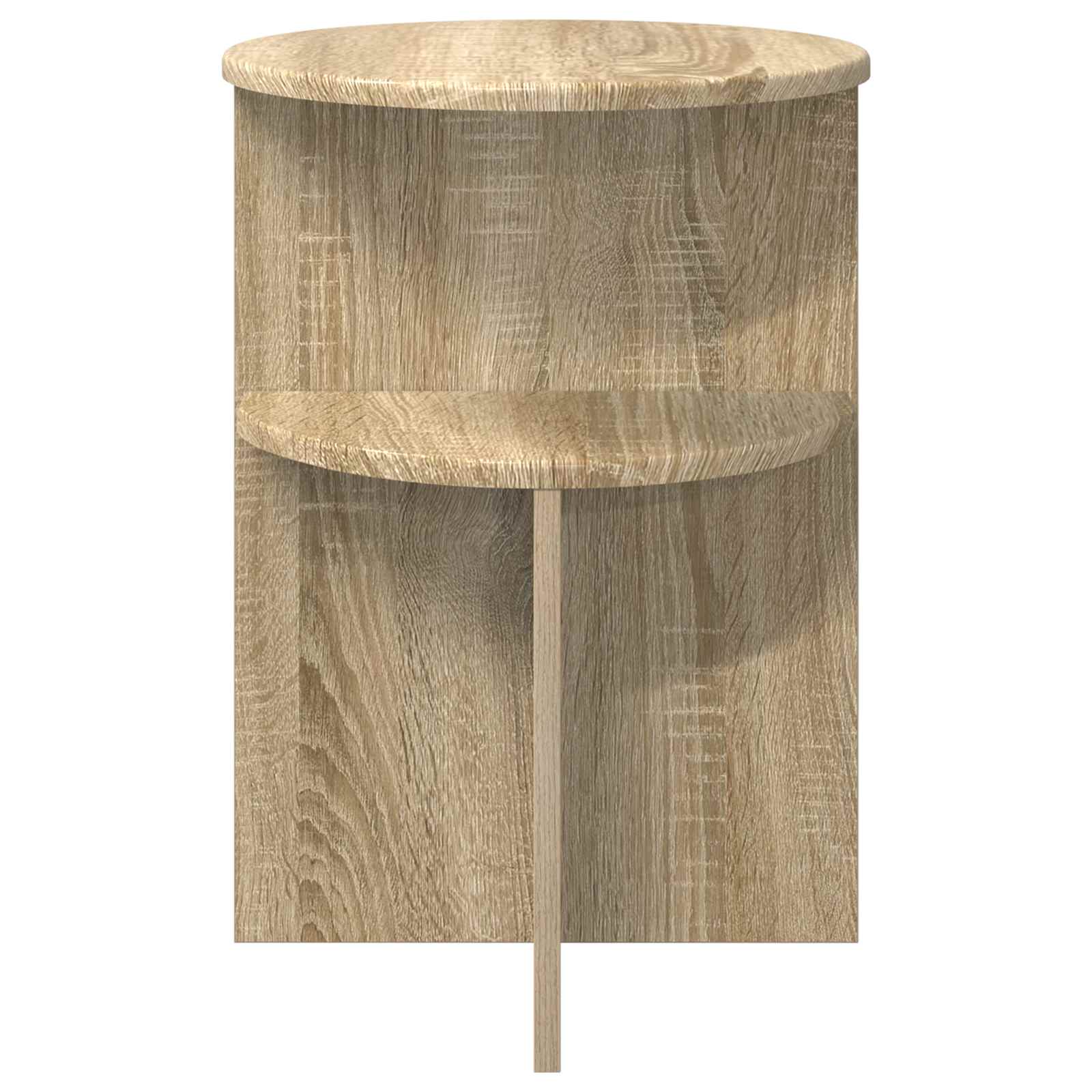 Table d'appoint Chêne Sonoma Ø 39,5 x 55 cm Bois d'ingénierie - XIOS