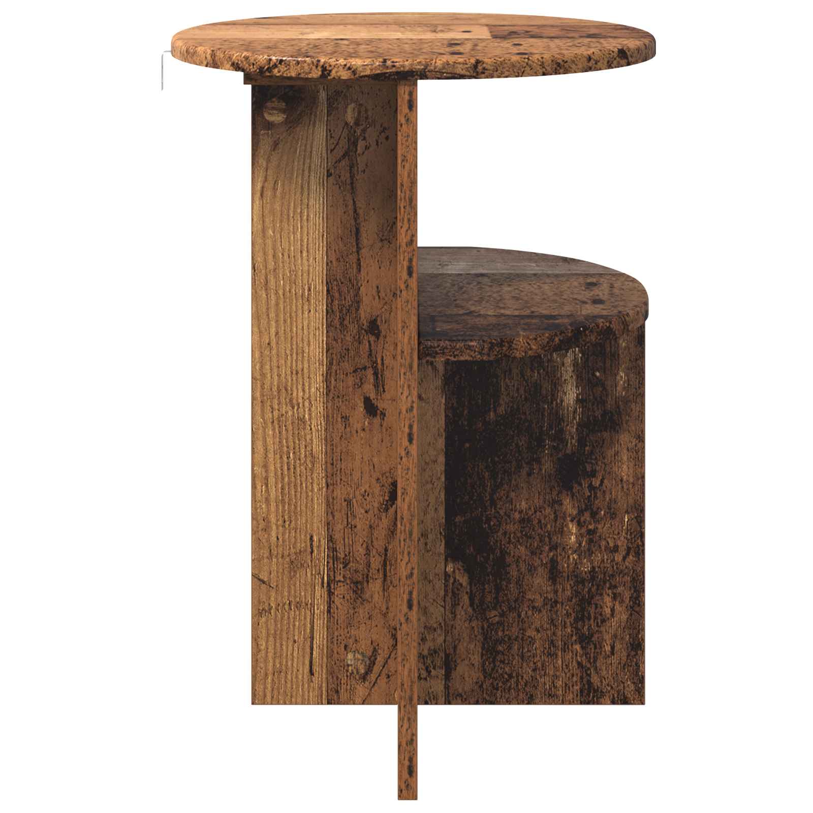 Table d'appoint Bois ancien Ø 39,5 x 55 cm Bois d'ingénierie - XIOS