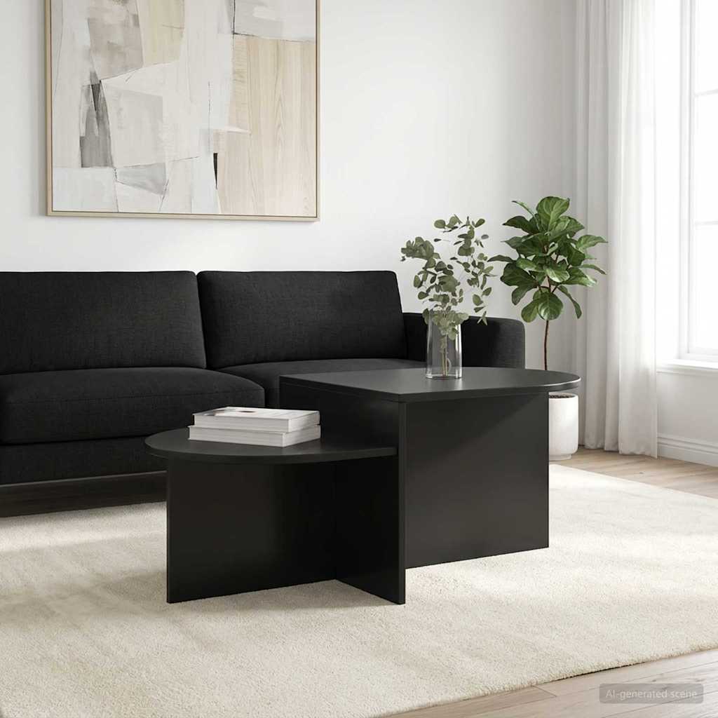 Table basse Chêne noir 100 x 50 x 40 cm Bois d'ingénierie - XIOS