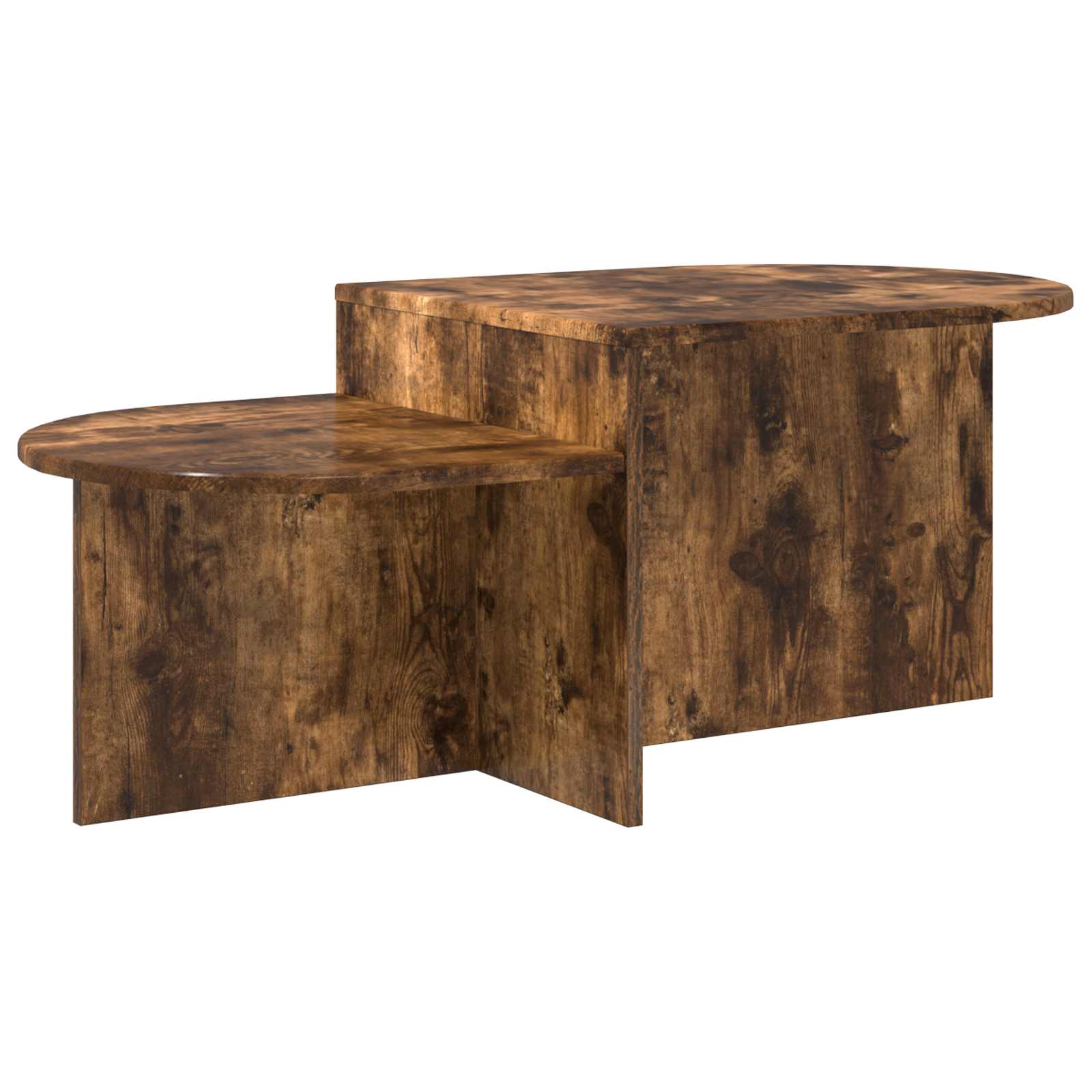 Table basse Chêne fumé 100 x 50 x 40 cm Bois d'ingénierie - XIOS