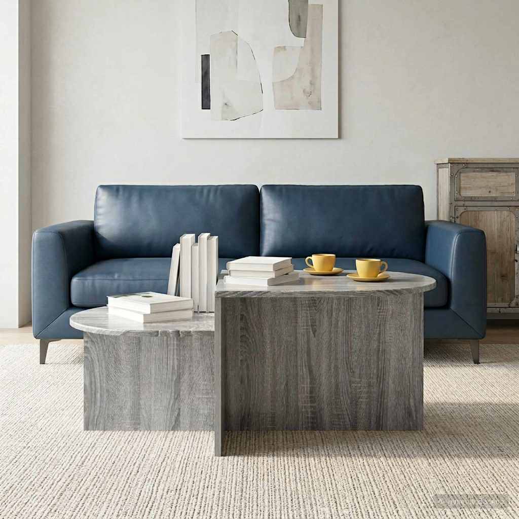 Table basse Sonoma gris 100 x 50 x 40 cm Bois d'ingénierie - XIOS