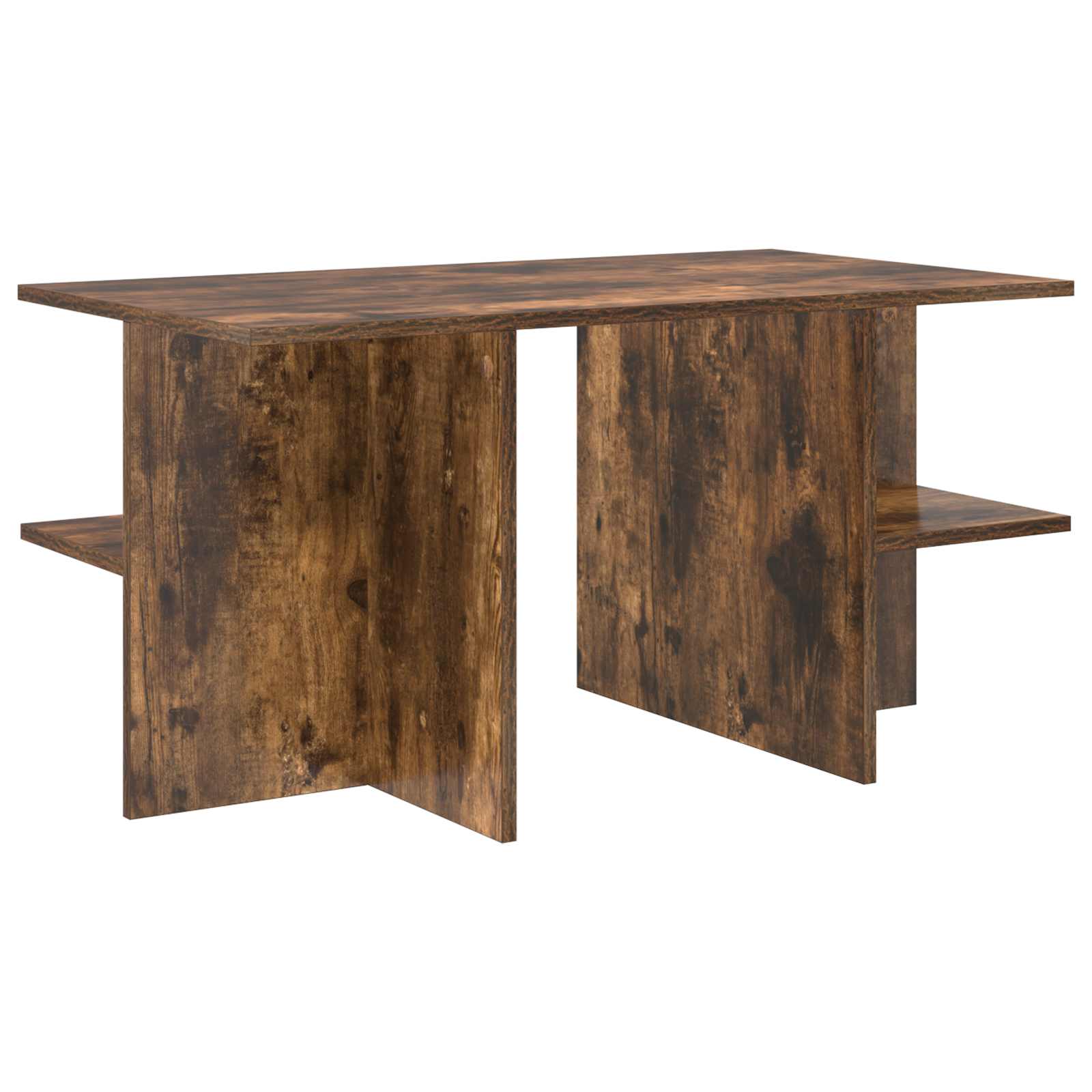 Table basse Chêne Fumé 87 x 50 x 45 cm Bois d’ingénierie - XIOS