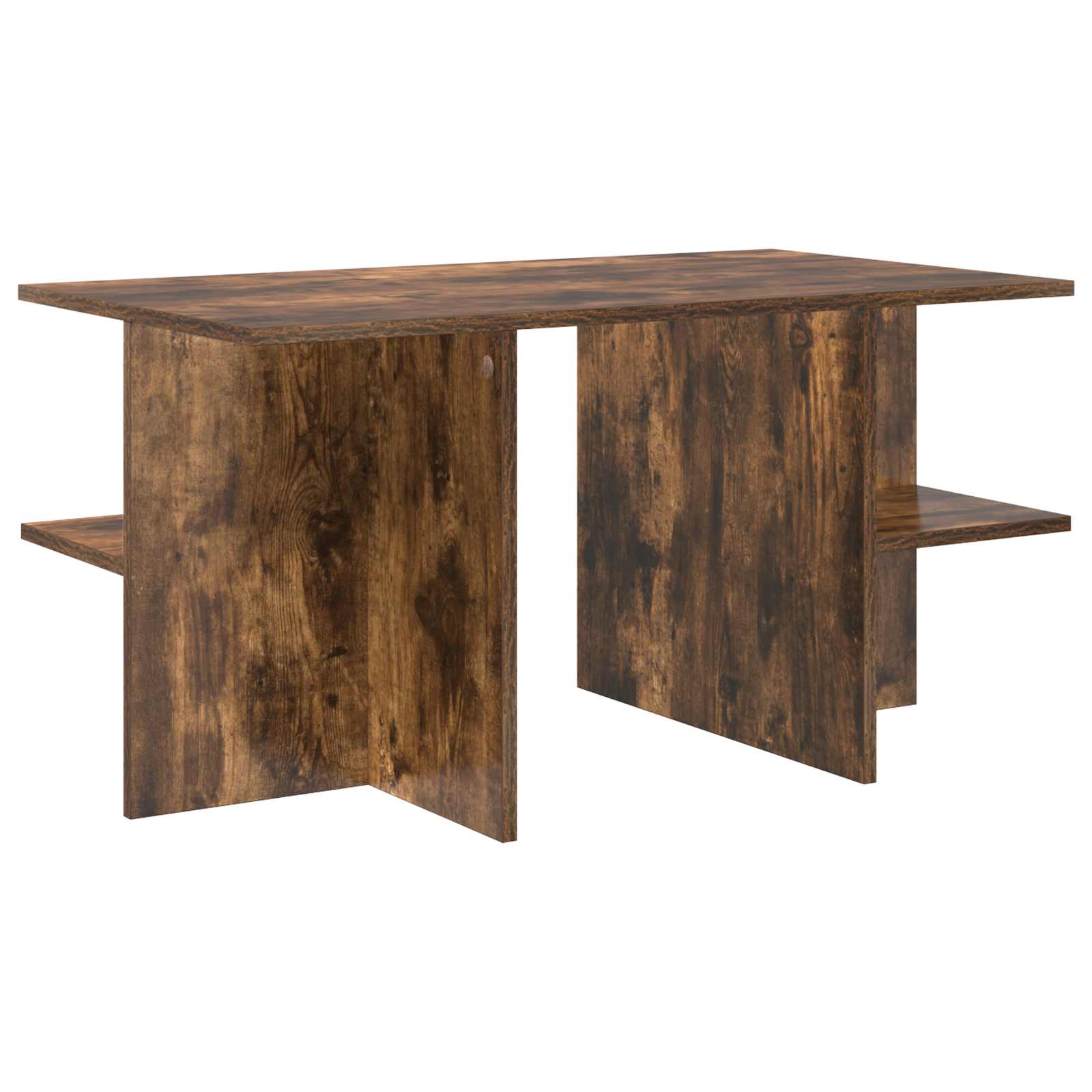 Table basse Chêne Fumé 87 x 50 x 45 cm Bois d’ingénierie - XIOS