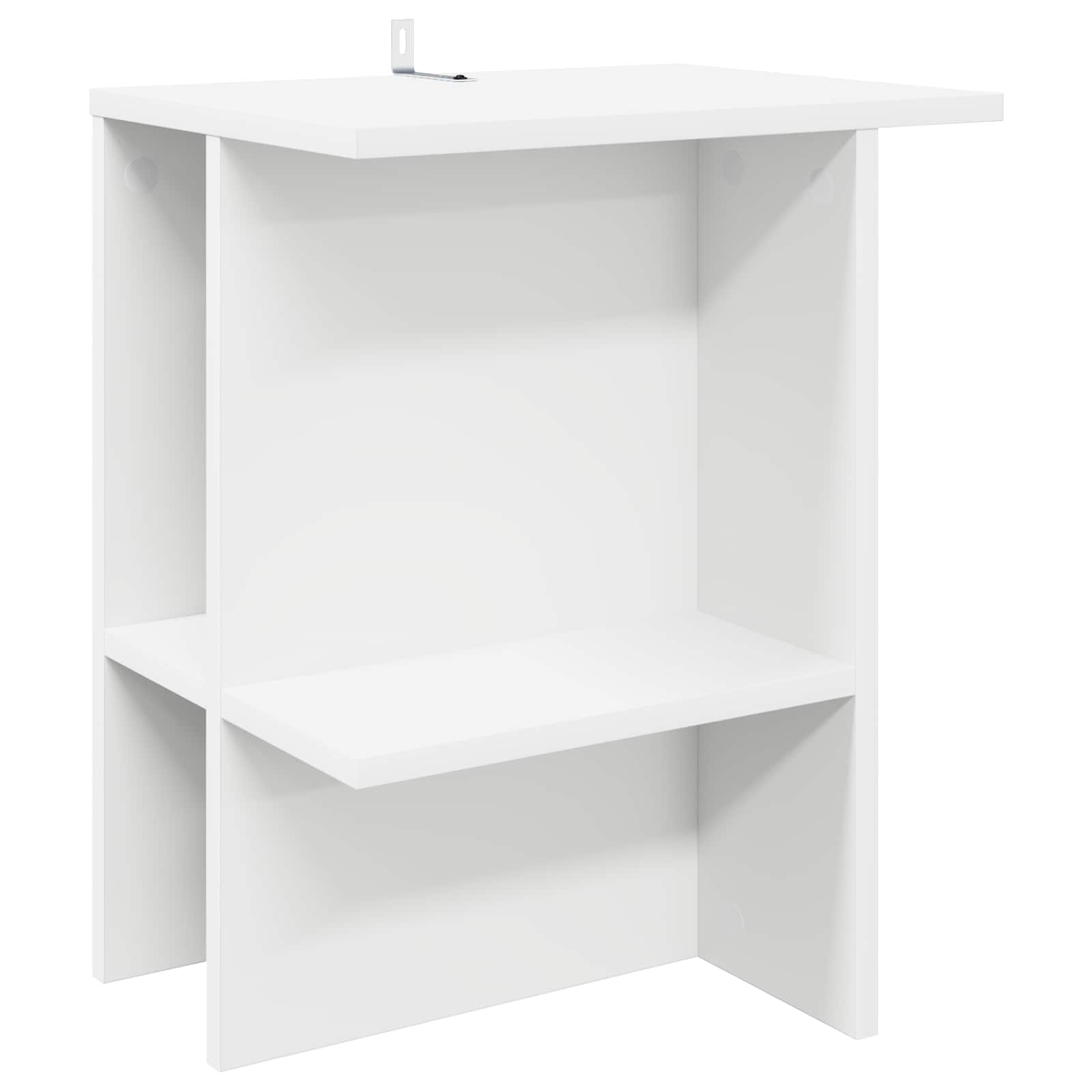 Table basse 2 pc Blanc 40 x 30 x 49 cm Bois d'ingénierie - XIOS