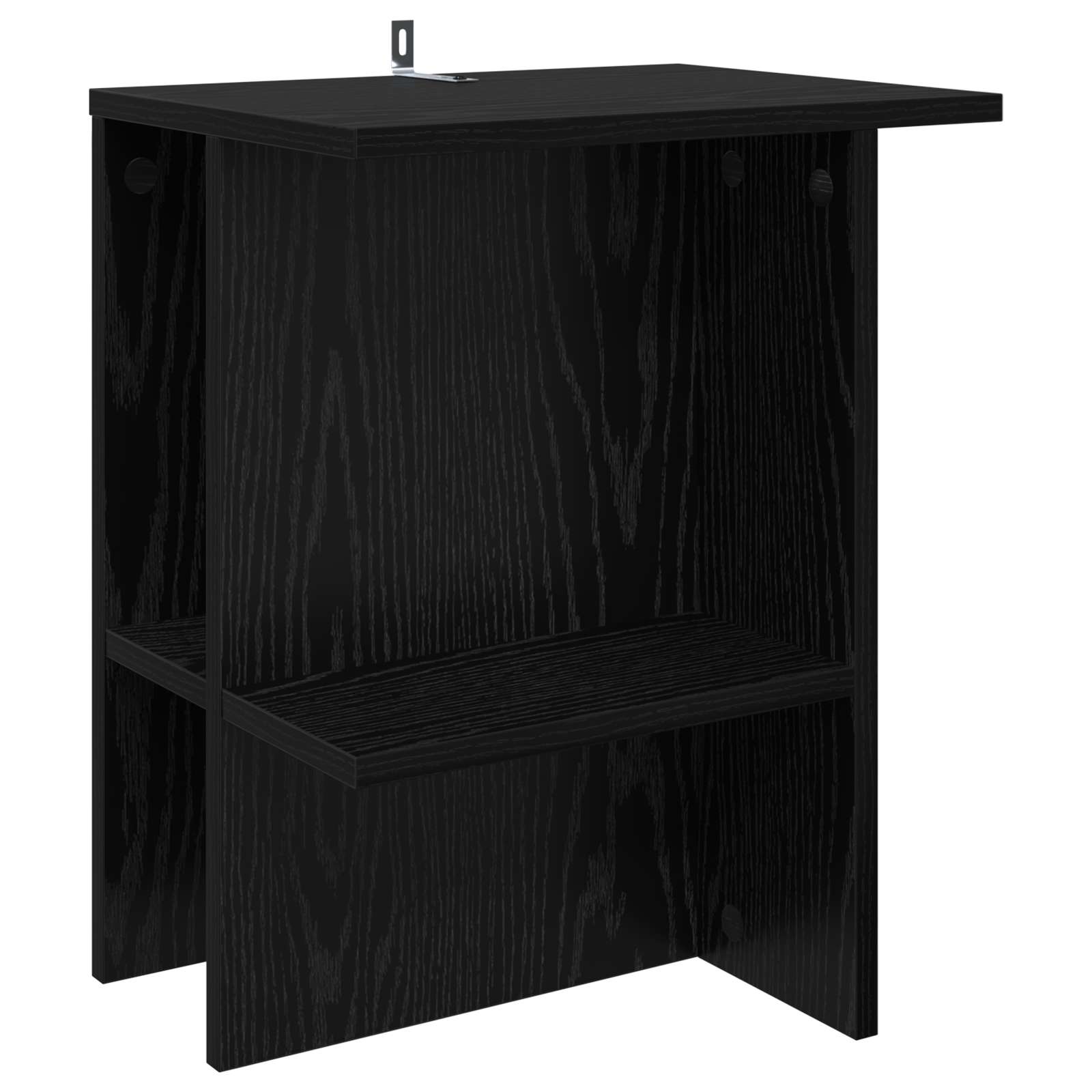 Table basse 2 pc Chêne noir 40 x 30 x 49 cm Bois d'ingénierie - XIOS