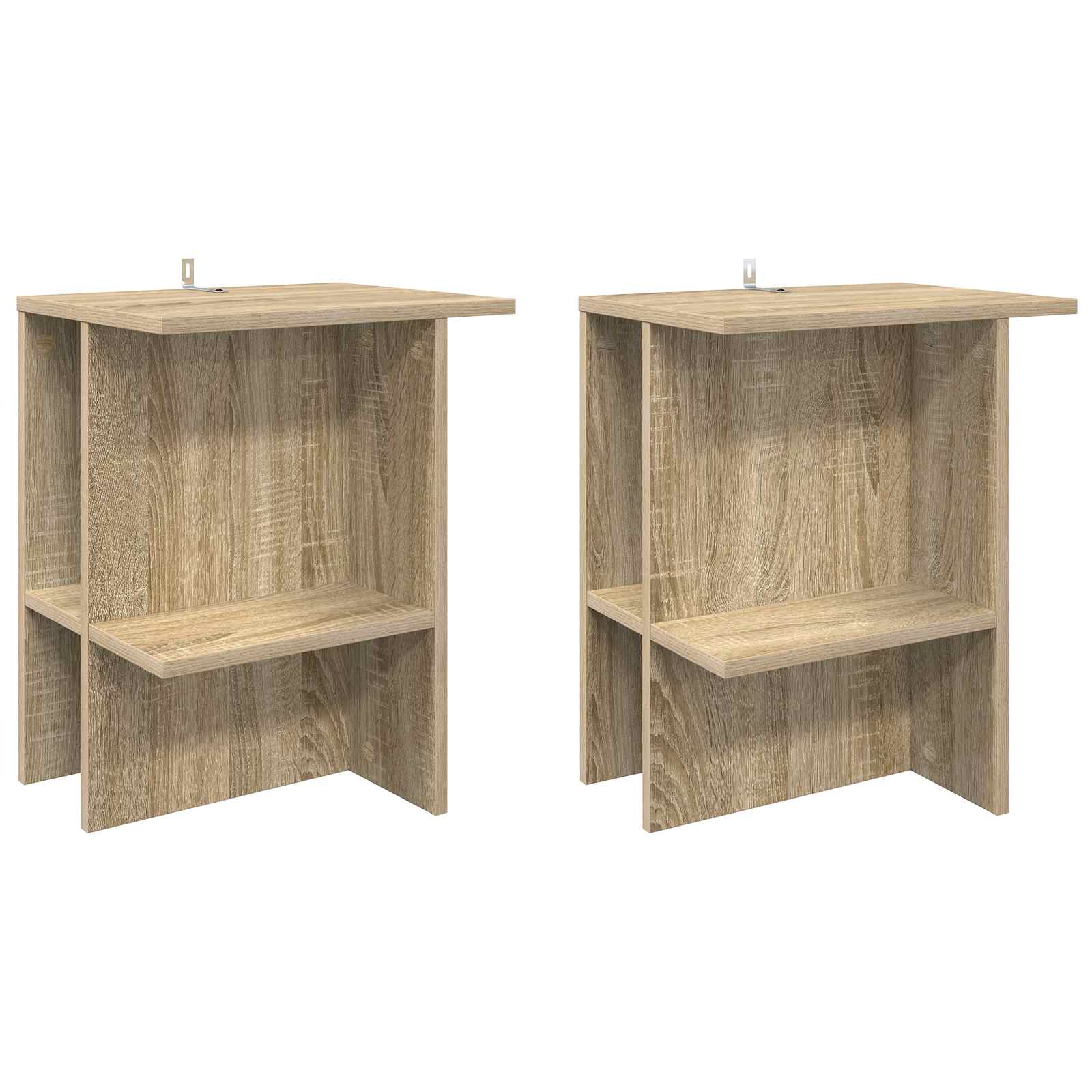 Table basse 2 pc Chêne Sonoma 40 x 30 x 49 cm Bois d'ingénierie - XIOS