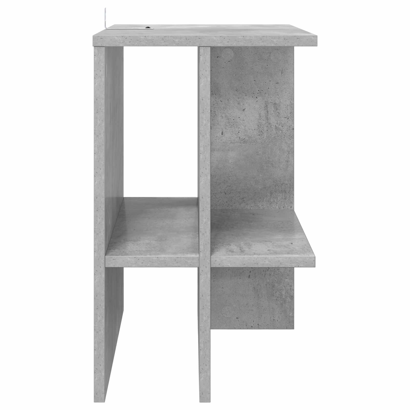 Table basse 2 pcs Gris béton 40 x 30 x 49 cm Bois d'ingénierie - XIOS