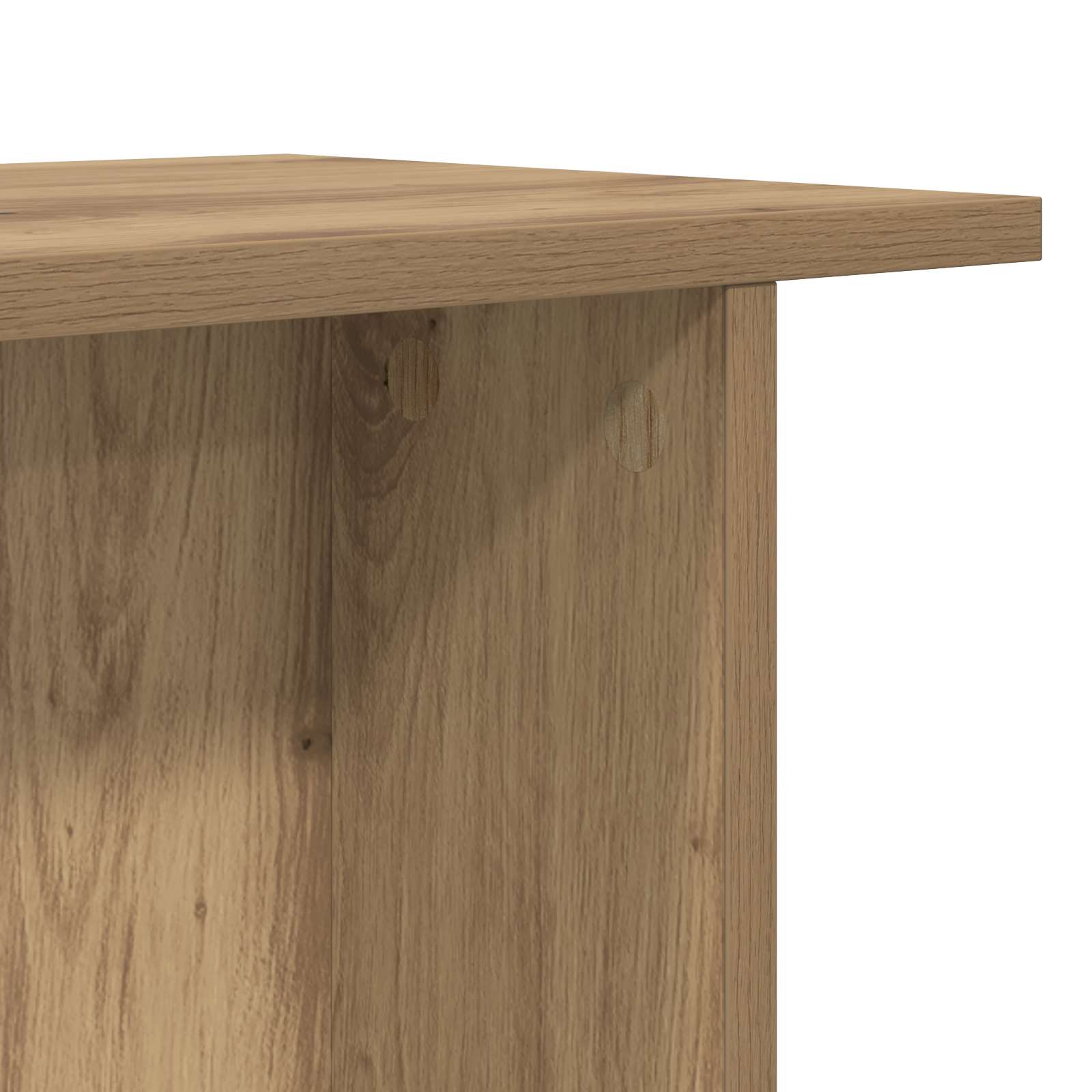 Table basse 2 pc Chêne artisanal 40 x 30 x 49 cm - XIOS