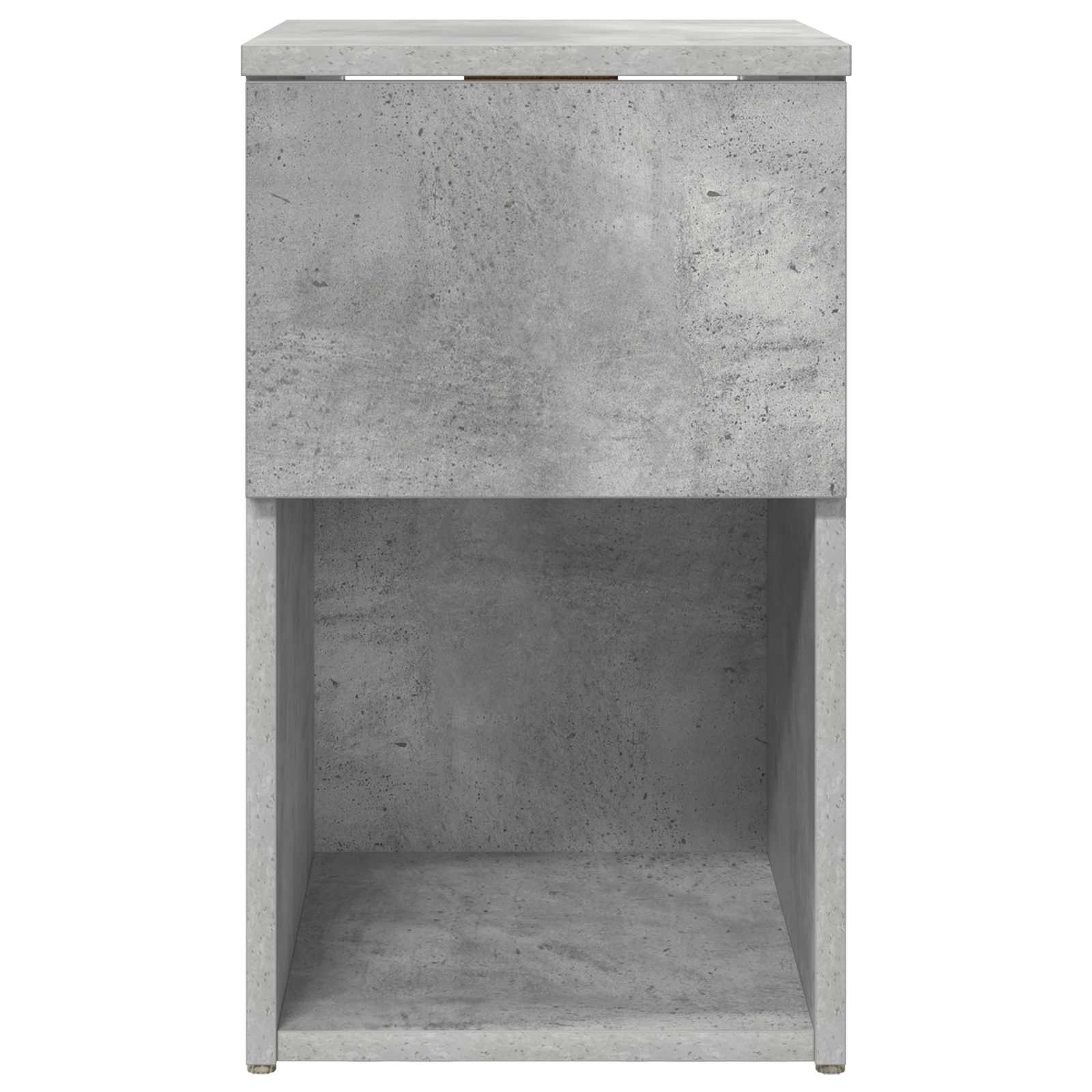 Armoire de lit 2 pcs Gris béton 29 x 31,5 x 49 cm - XIOS