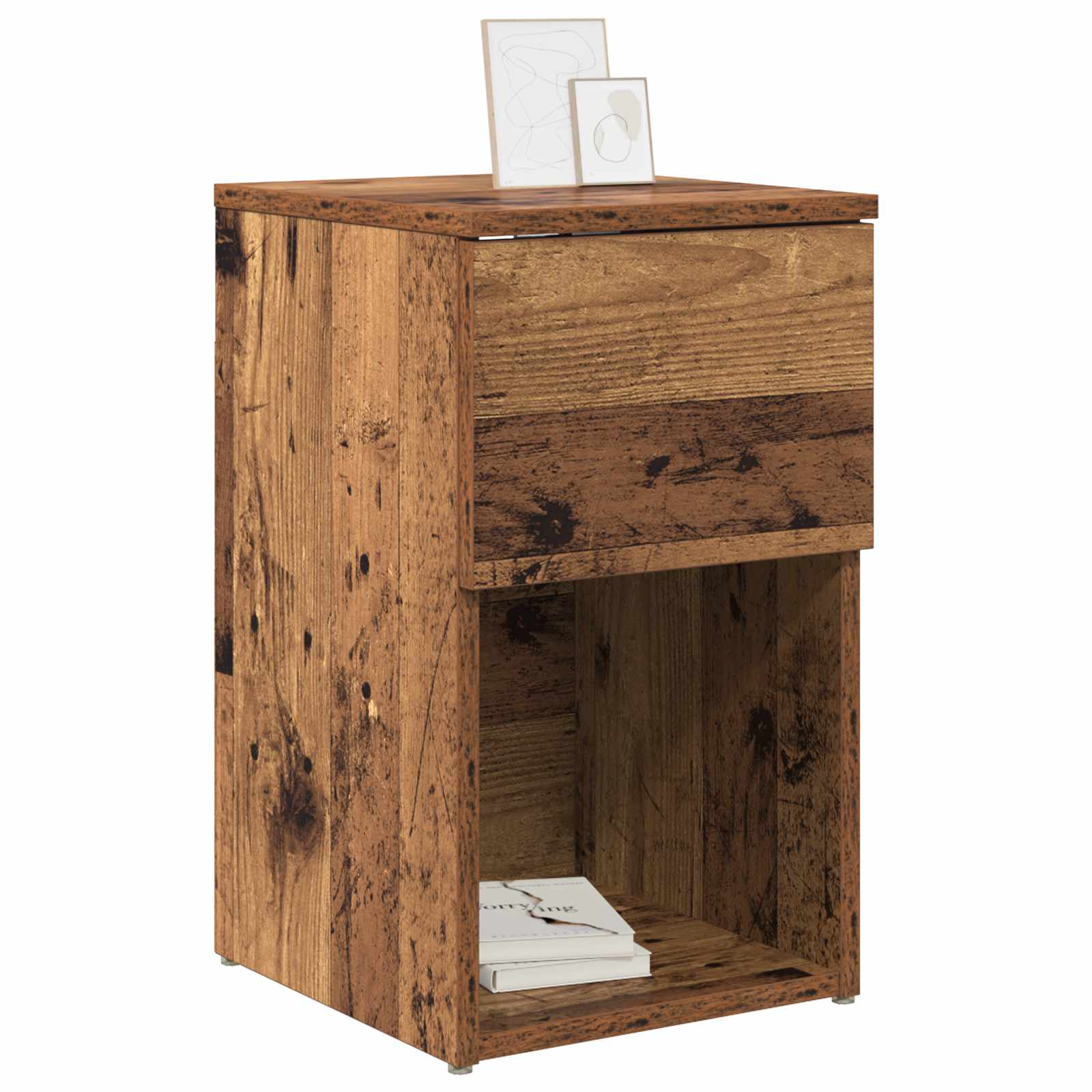 Armoire de lit 2 pcs Bois ancien 29 x 31,5 x 49 cm - XIOS