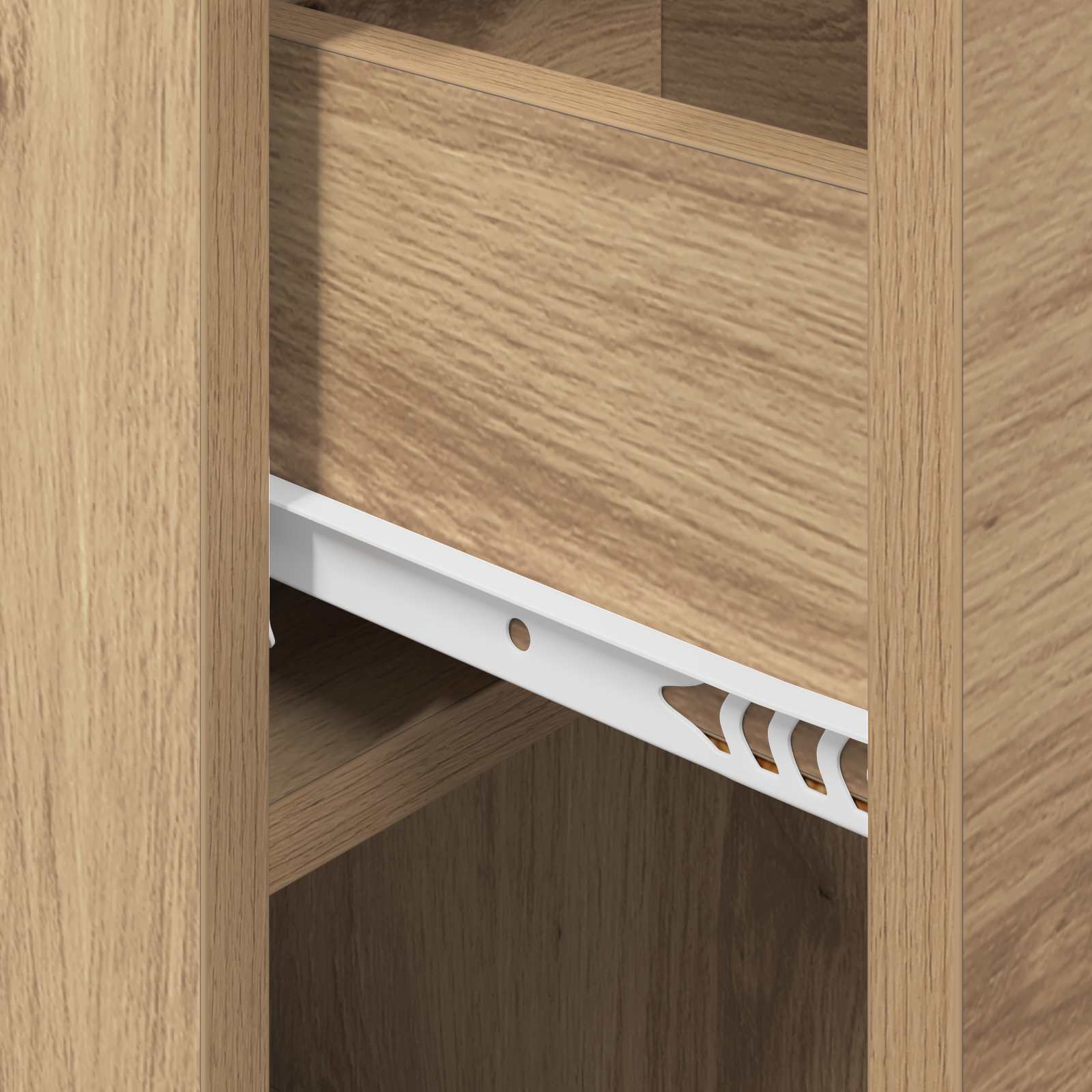 Armoire de lit 2 pc Chêne artisanal 29 x 31,5 x 49 cm - XIOS