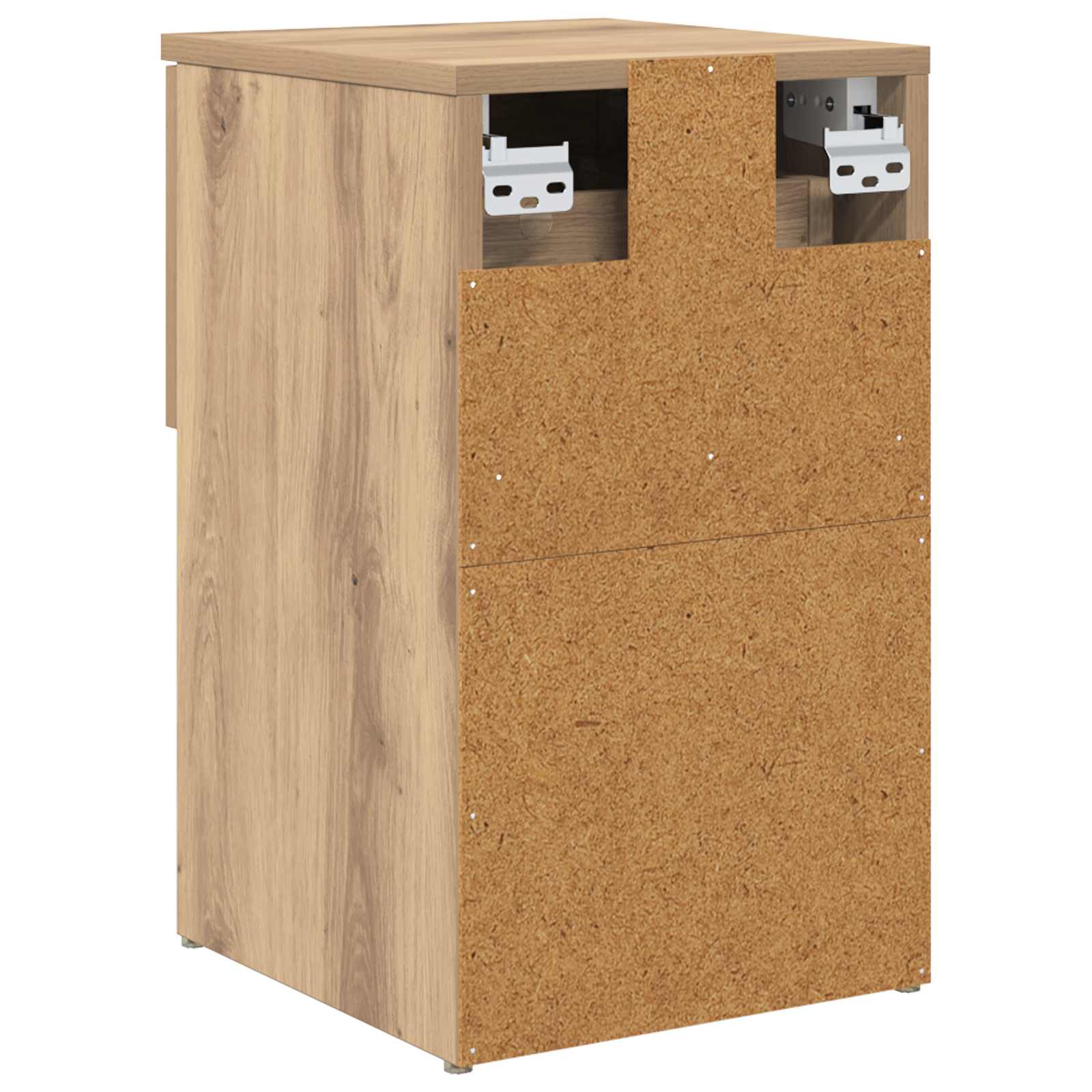 Armoire de lit 2 pc Chêne artisanal 29 x 31,5 x 49 cm - XIOS
