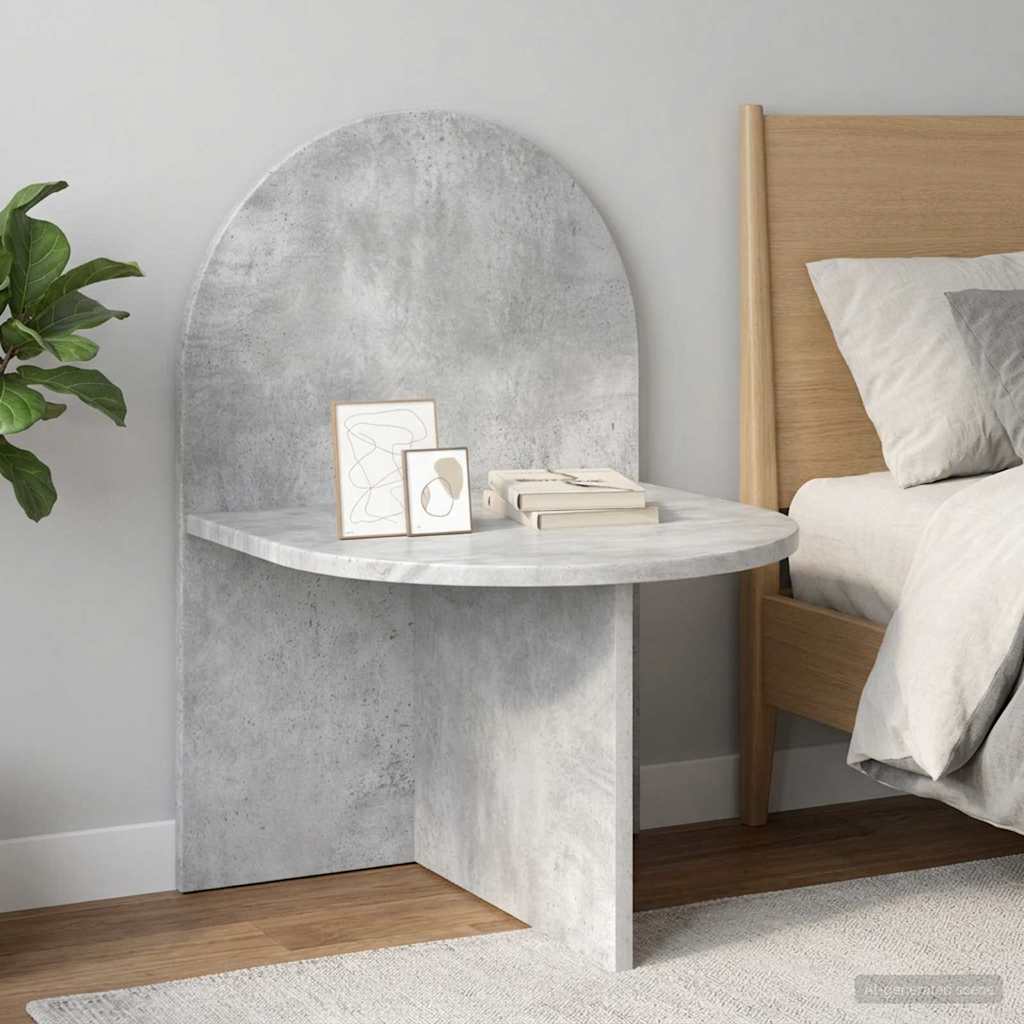 Table de chevet 2 pcs Gris béton 48 x 49 x 65 cm - XIOS