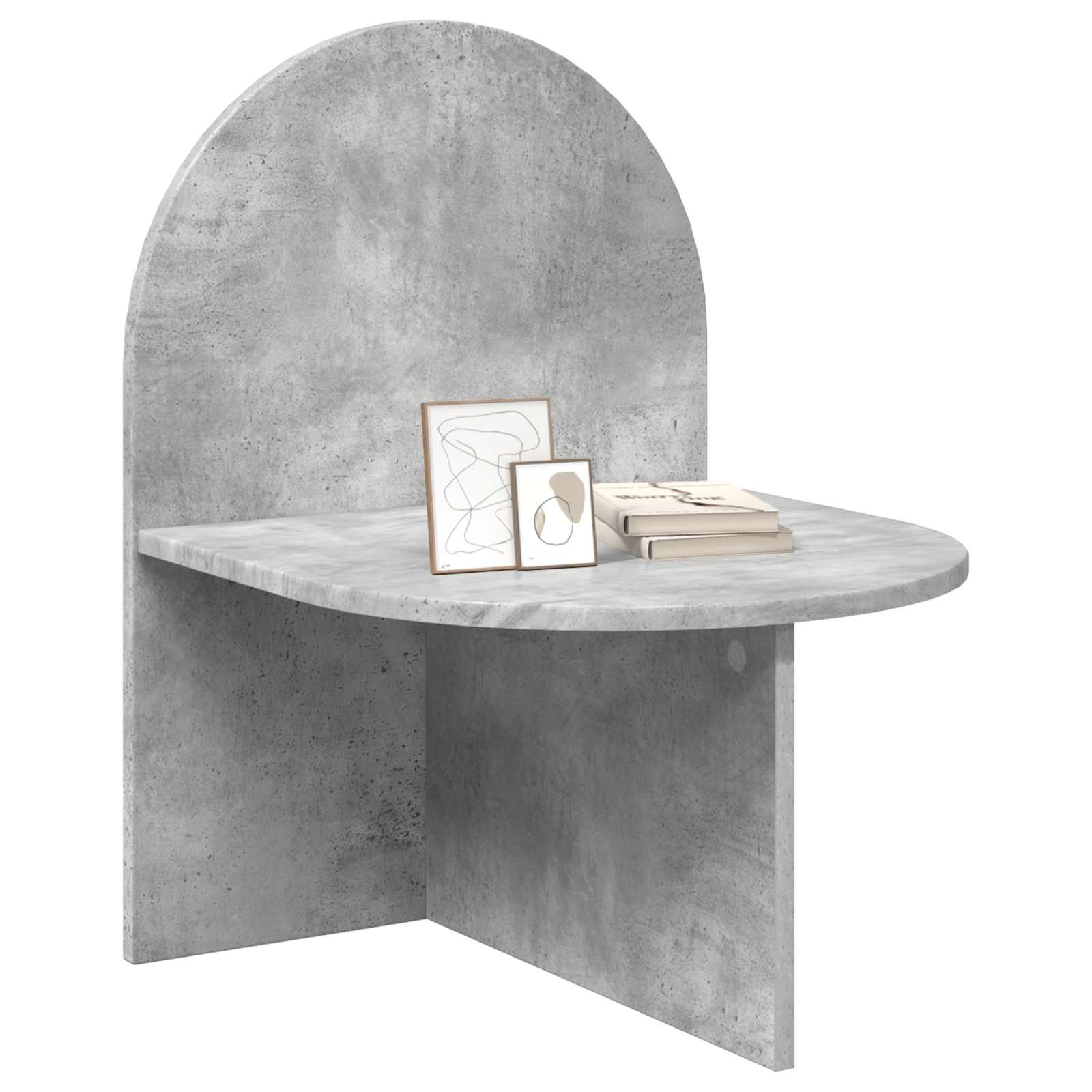 Table de chevet 2 pcs Gris béton 48 x 49 x 65 cm - XIOS