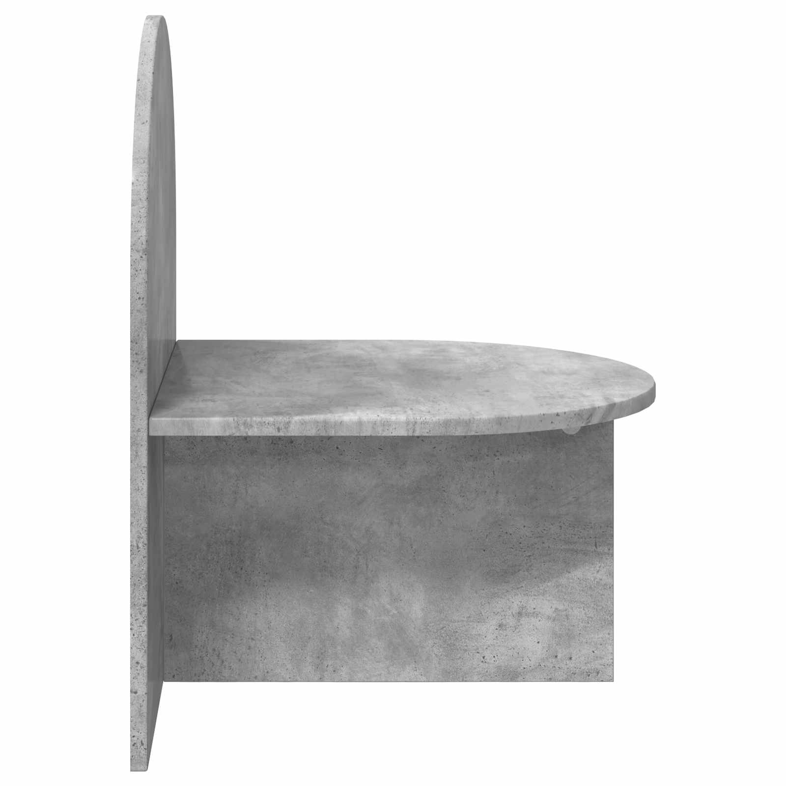 Table de chevet 2 pcs Gris béton 48 x 49 x 65 cm - XIOS