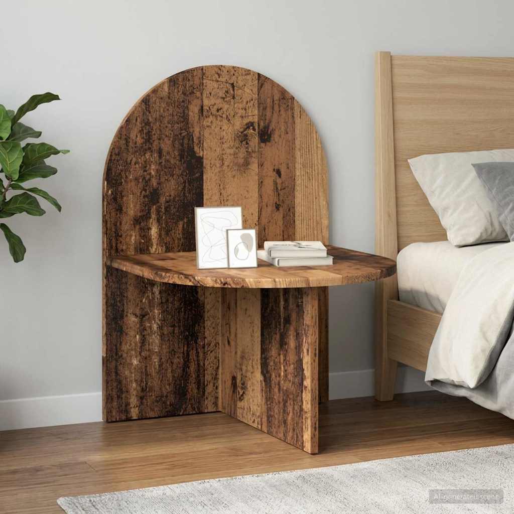 Table de chevet 2 pcs Bois ancien 48 x 49 x 65 cm - XIOS