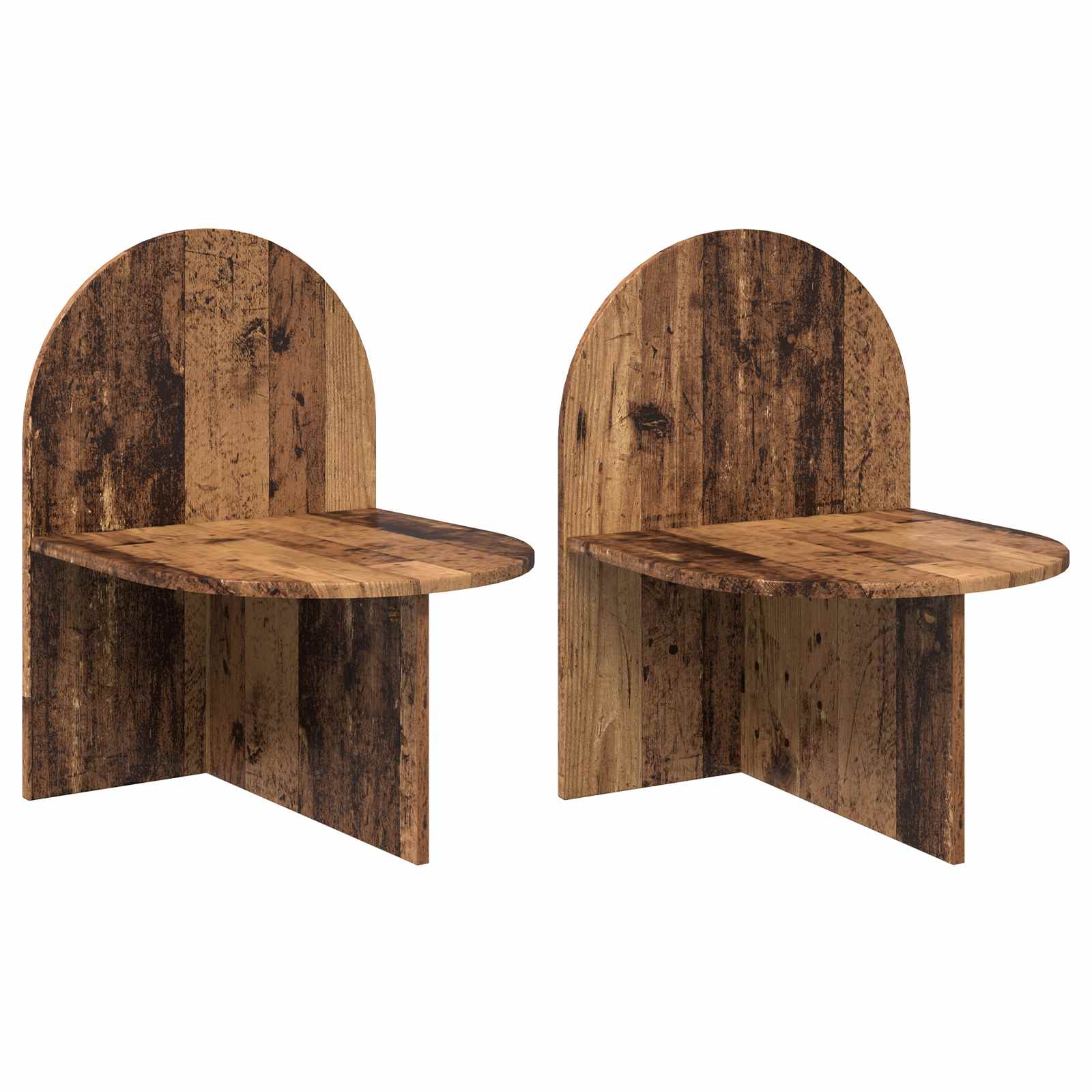 Table de chevet 2 pcs Bois ancien 48 x 49 x 65 cm - XIOS