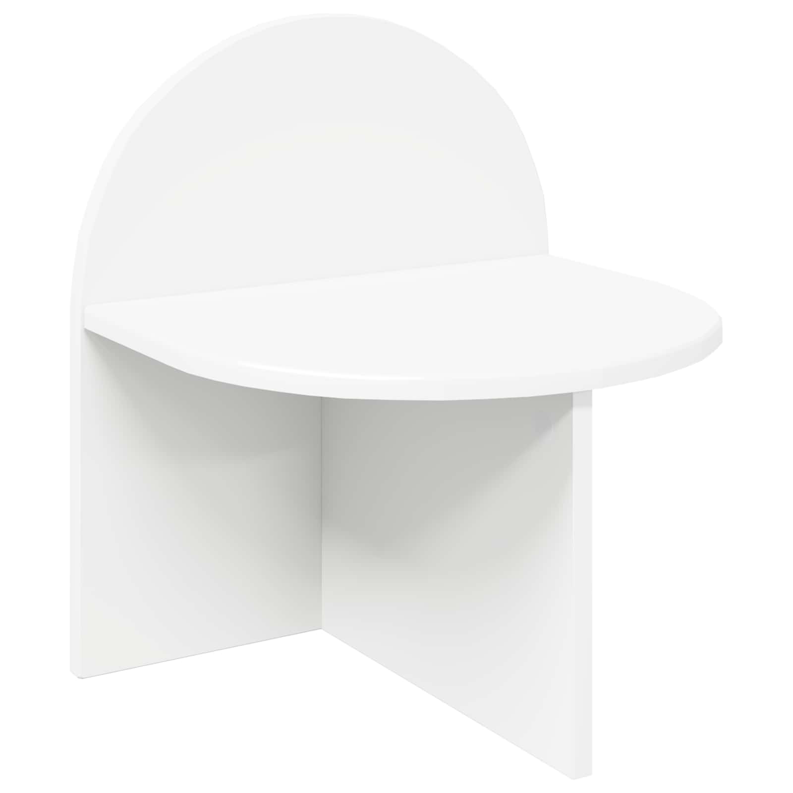 Table de chevet Blanc 40 x 35,5 x 45,5 cm Bois d’ingénierie - XIOS