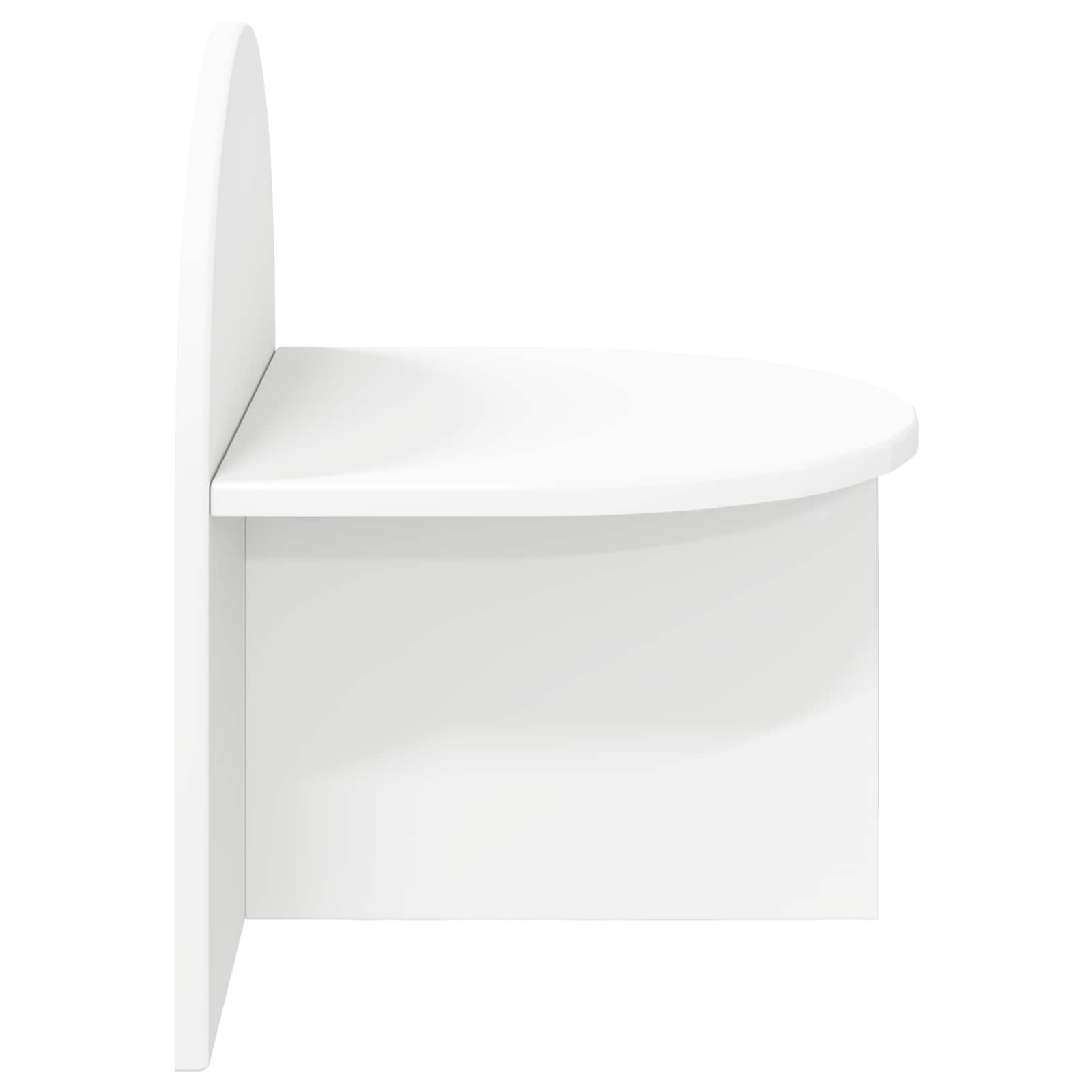 Table de chevet Blanc 40 x 35,5 x 45,5 cm Bois d’ingénierie - XIOS