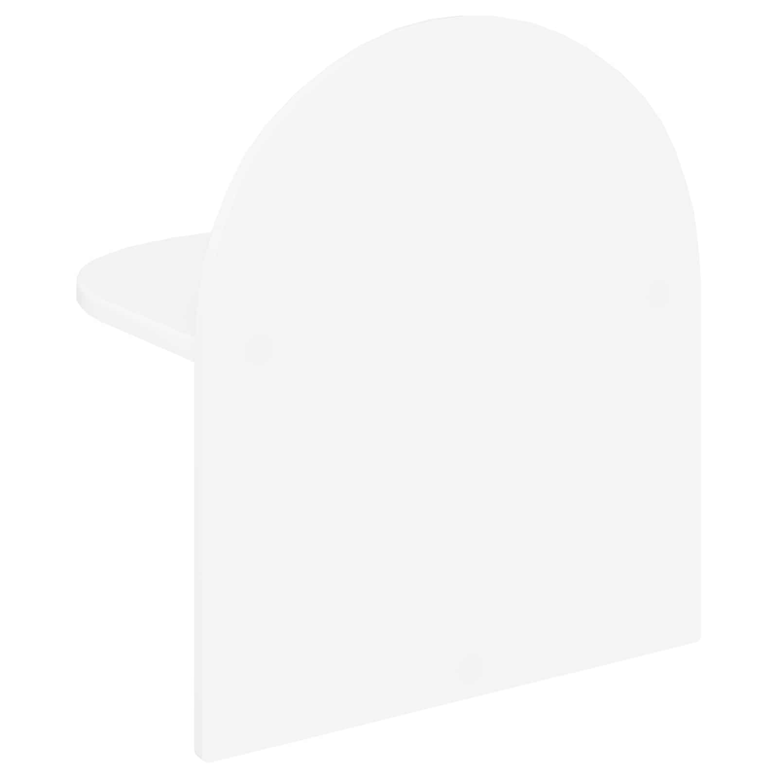 Table de chevet 2 pc Blanc brillant 40 x 35,5 x 45,5 cm - XIOS