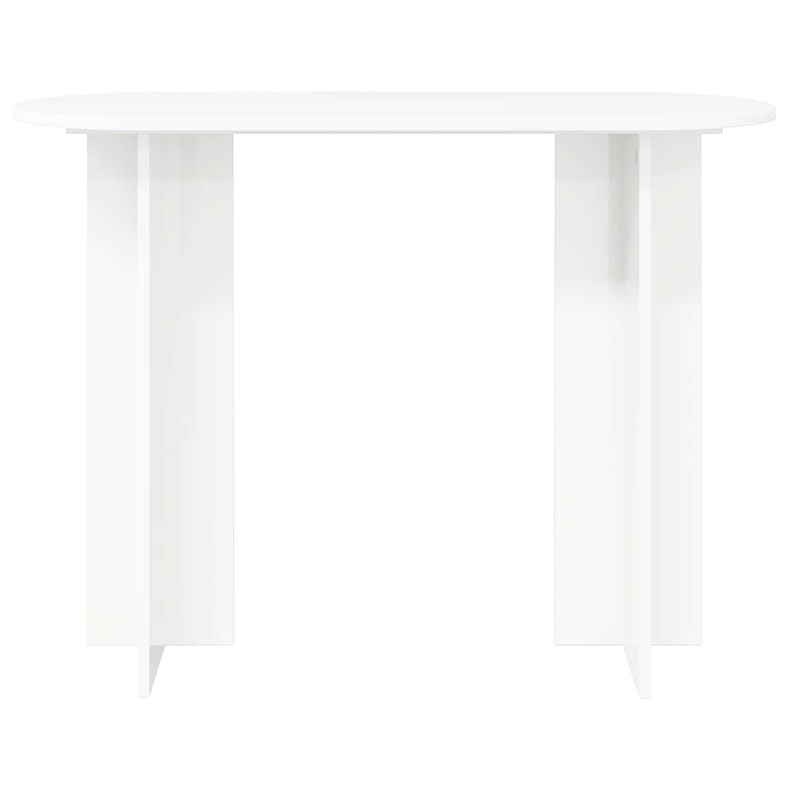 Table console Blanc 100 x 39,5 x 75 cm Bois d'ingénierie - XIOS
