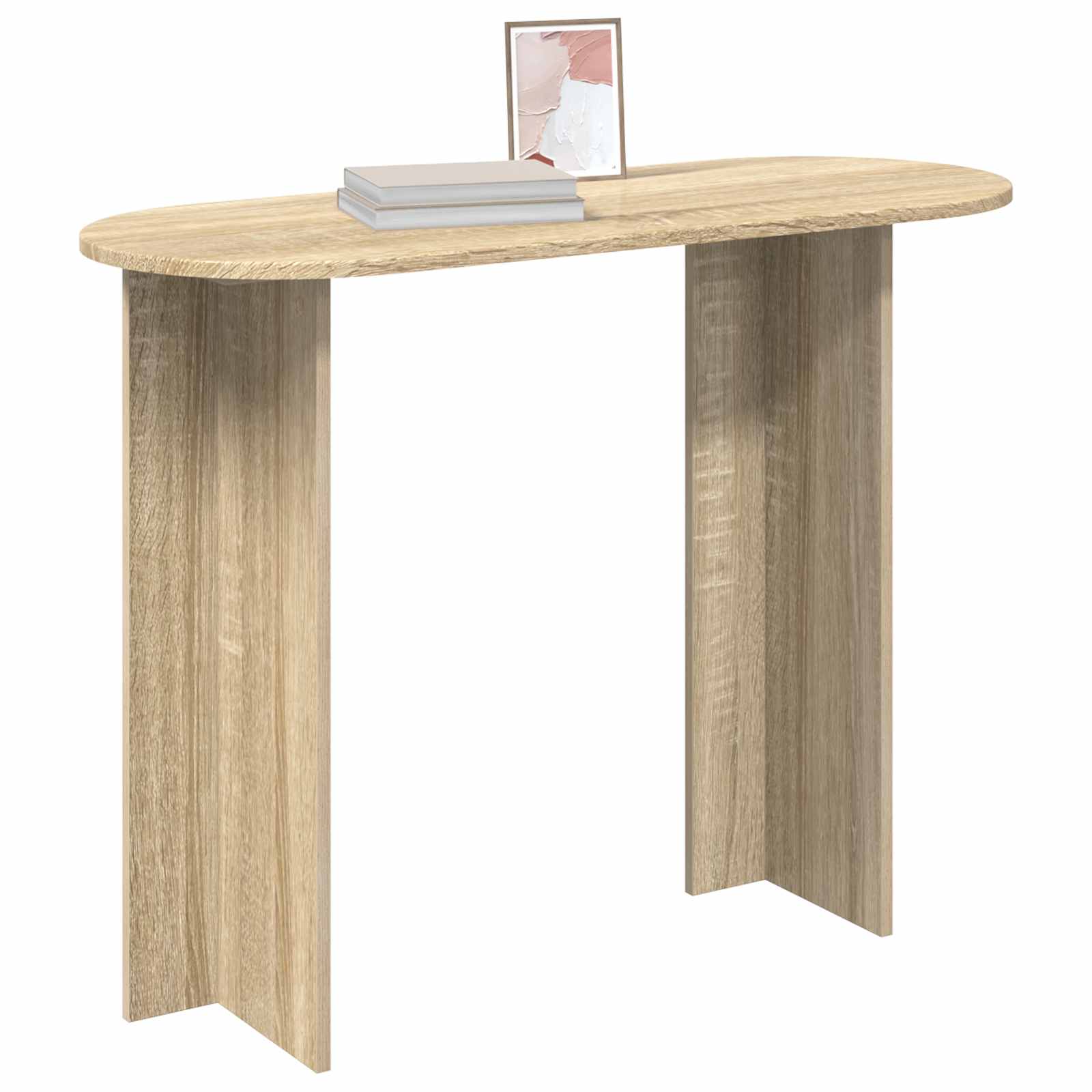 Table console Chêne Sonoma 100 x 39,5 x 75 cm Bois d'ingénierie - XIOS
