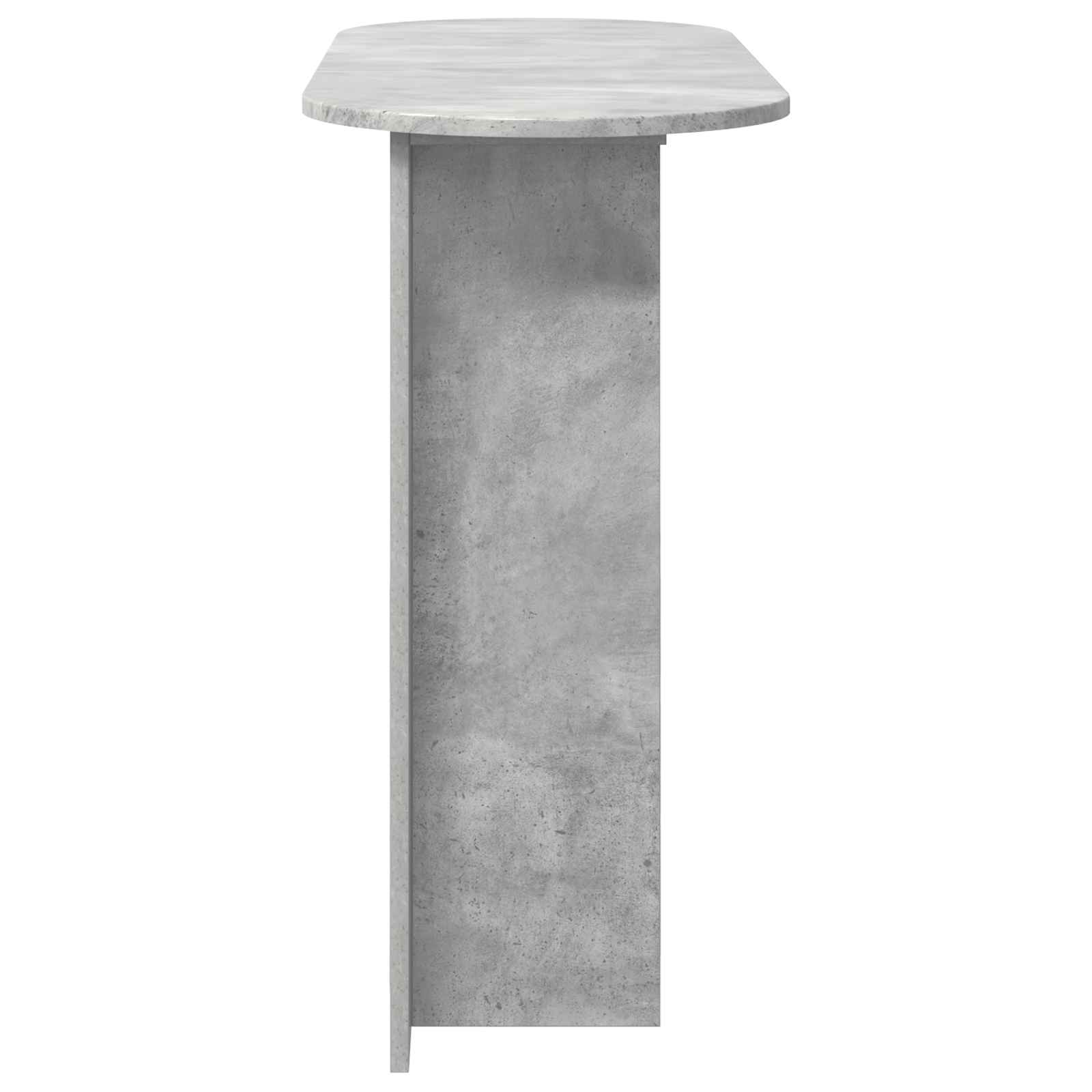 Table console Gris béton 100 x 39,5 x 75 cm Bois d'ingénierie - XIOS