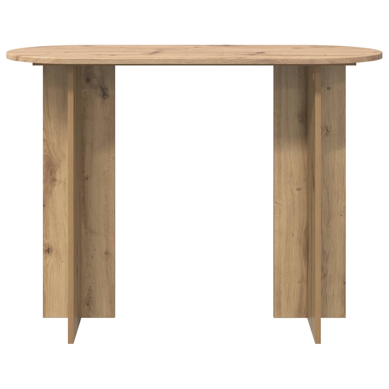 Table console avec stockage Chêne artisanal 100 x 39,5 x 75 cm - XIOS