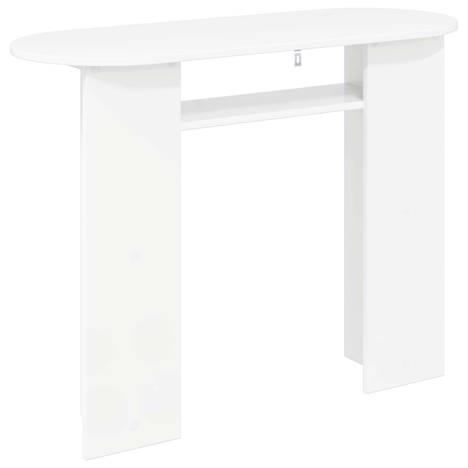 Table console Blanc 100 x 39,5 x 75 cm Bois d'ingénierie - XIOS