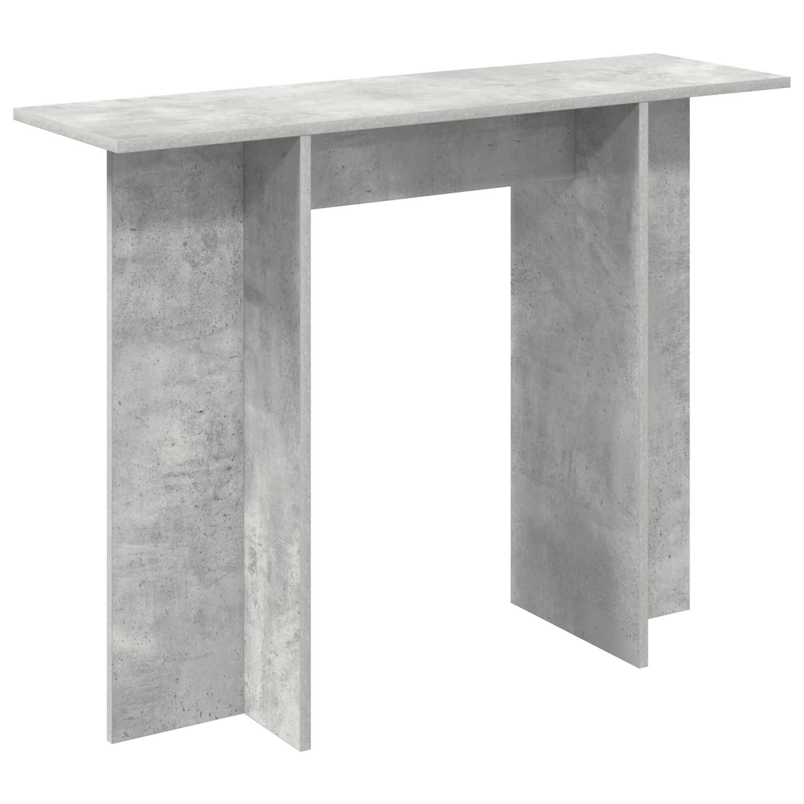 Table console Gris béton 100 x 30 x 75 cm Bois d'ingénierie - XIOS