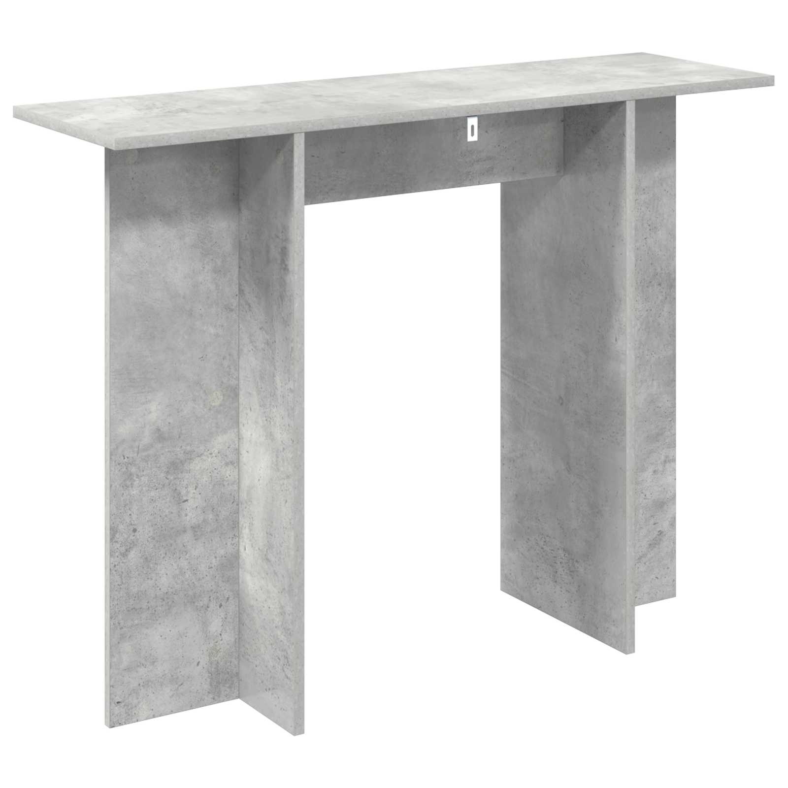 Table console Gris béton 100 x 30 x 75 cm Bois d'ingénierie - XIOS