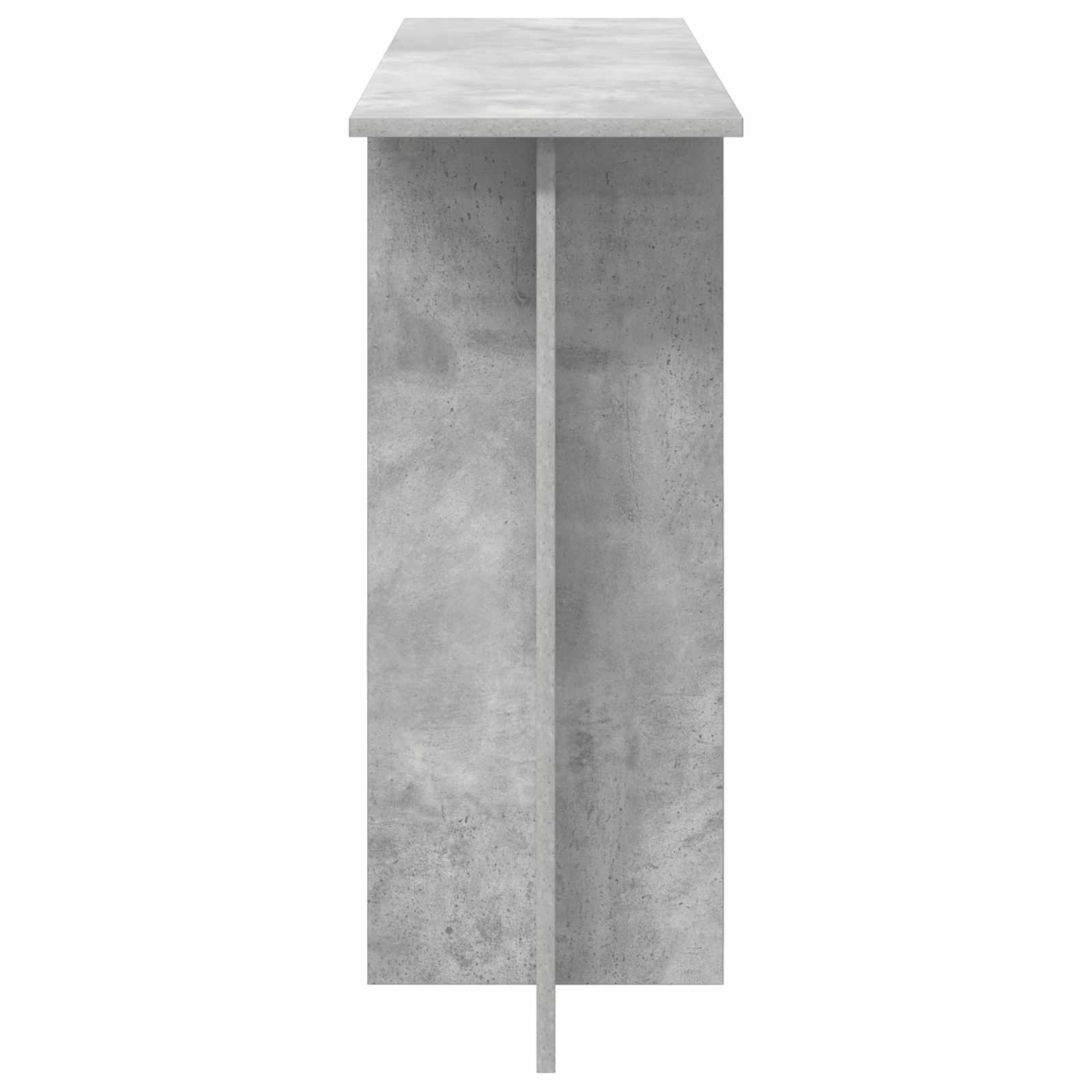 Table console Gris béton 100 x 30 x 75 cm Bois d'ingénierie - XIOS