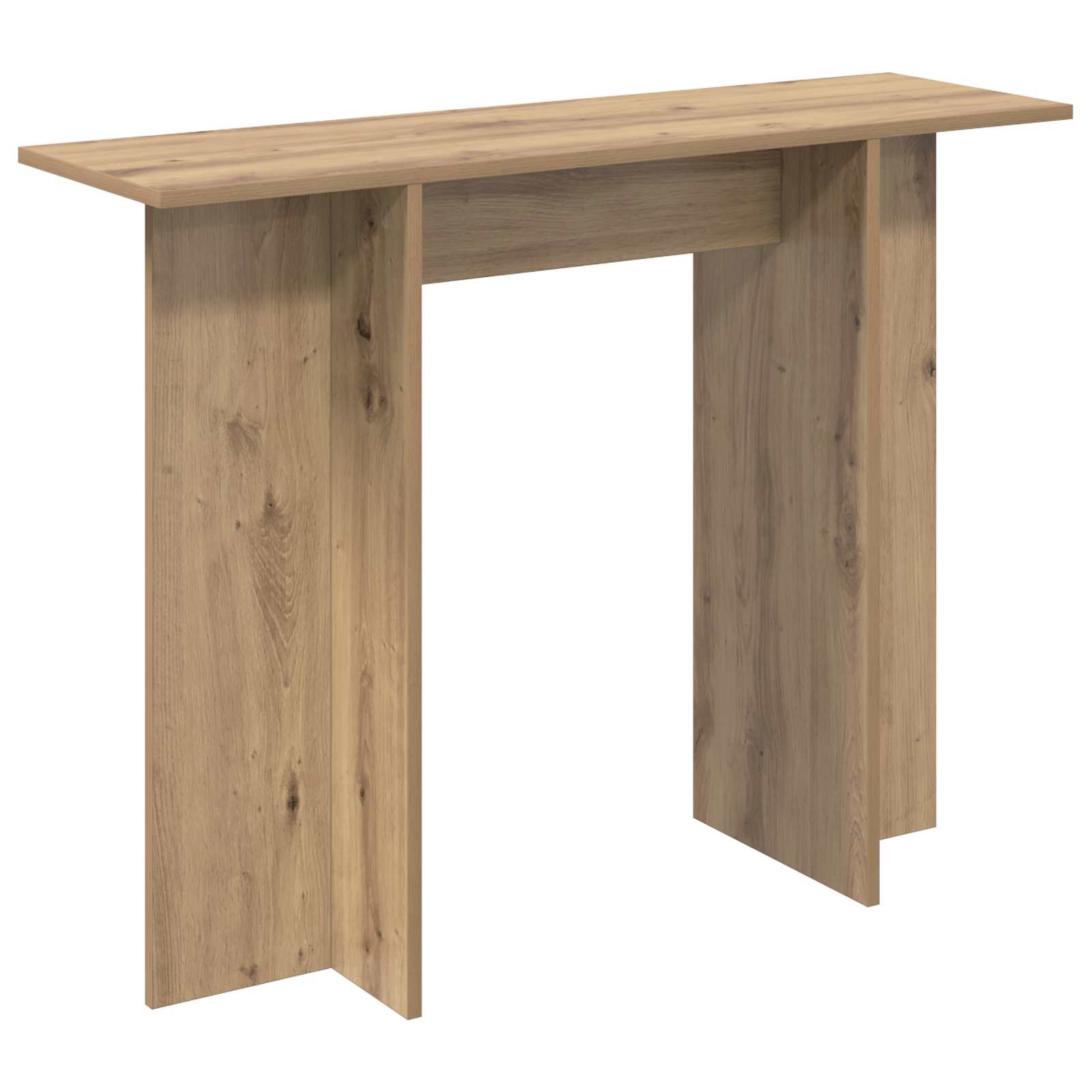 Table console Chêne artisanal 100 x 30 x 75 cm - XIOS