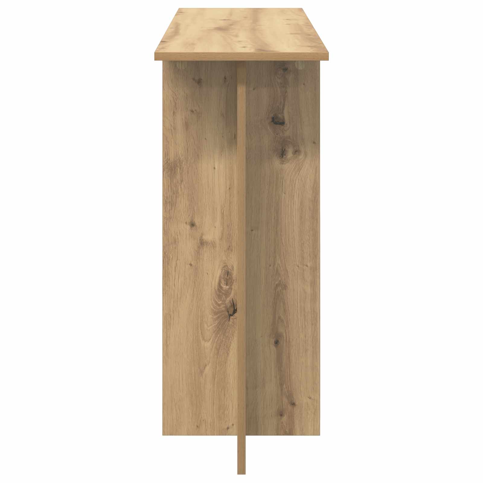 Table console Chêne artisanal 100 x 30 x 75 cm - XIOS