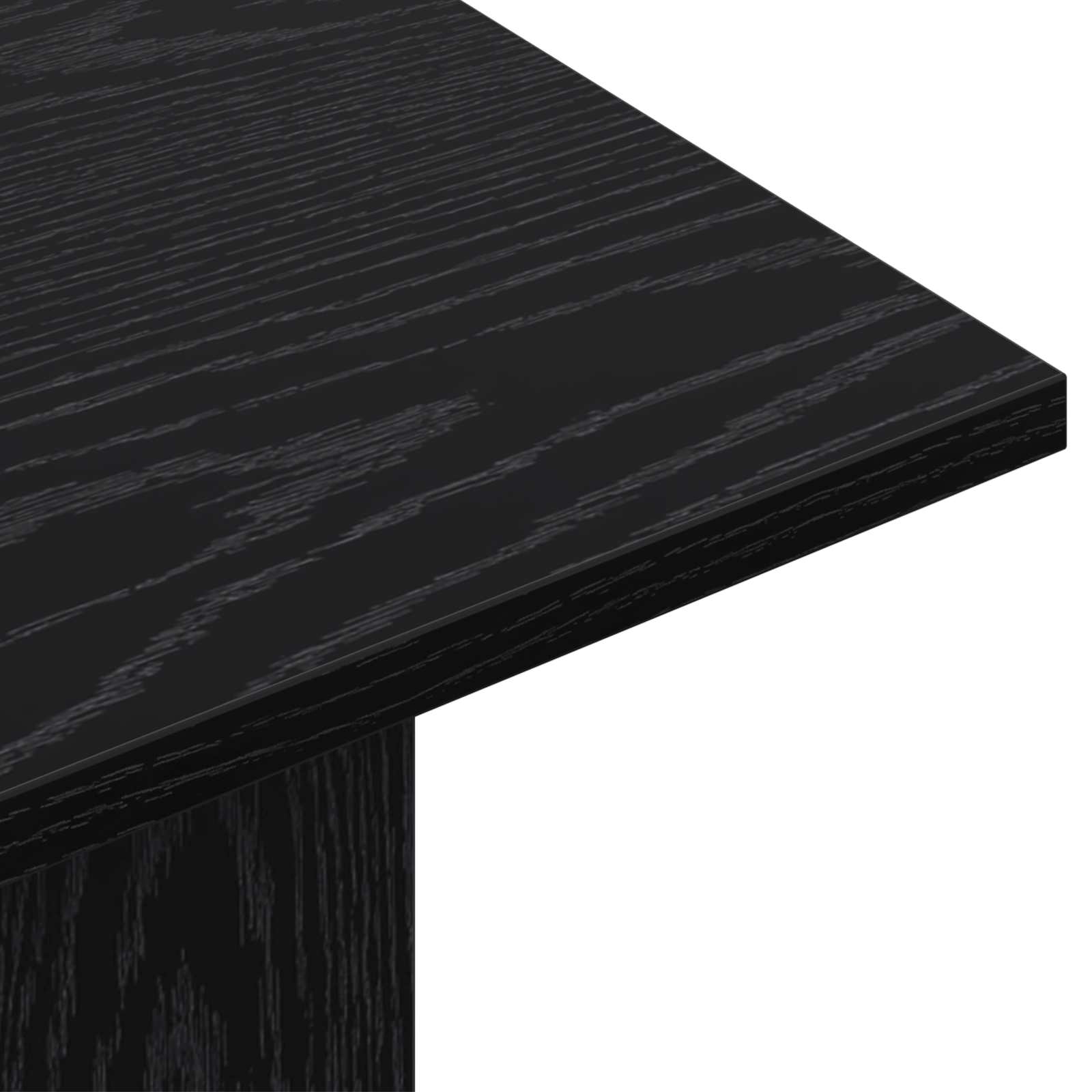 Table console Chêne noir 100 x 30 x 75 cm Bois d'ingénierie - XIOS