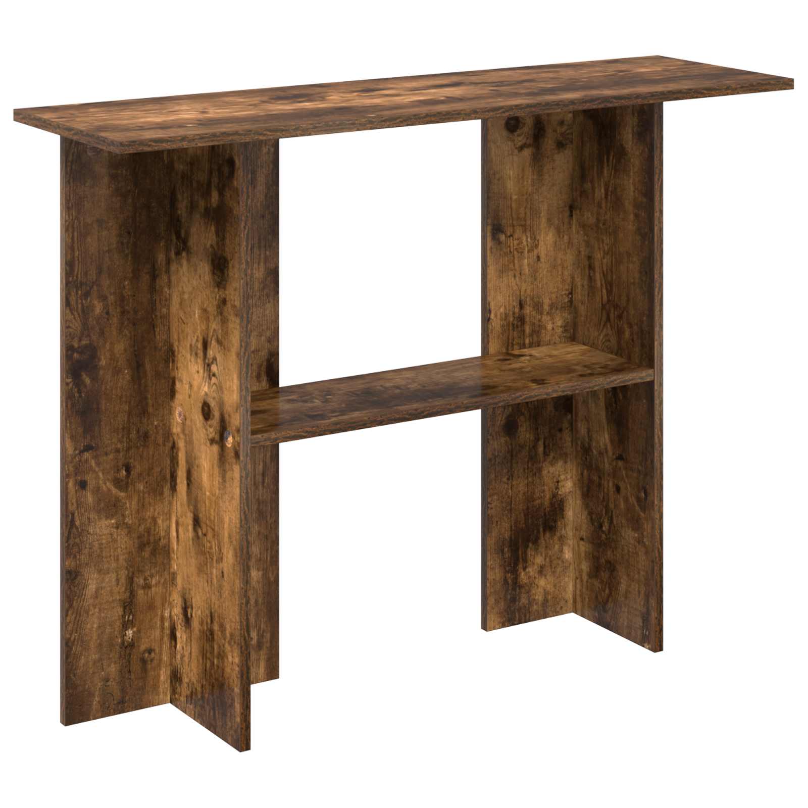 Table console Chêne fumé 100 x 30 x 75 cm Bois d'ingénierie - XIOS