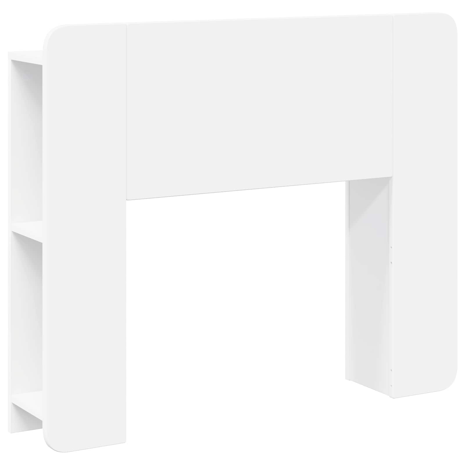 Cabinet de Tête de Lit avec stockage Blanc Bois d'ingénierie - XIOS